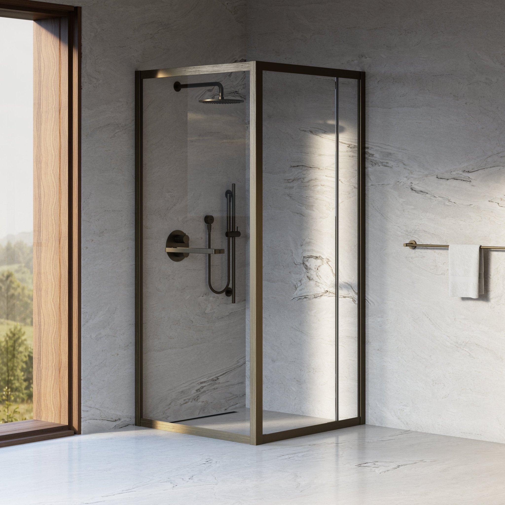 Image of Noire Quadrant Shower Enclosure - Cavari