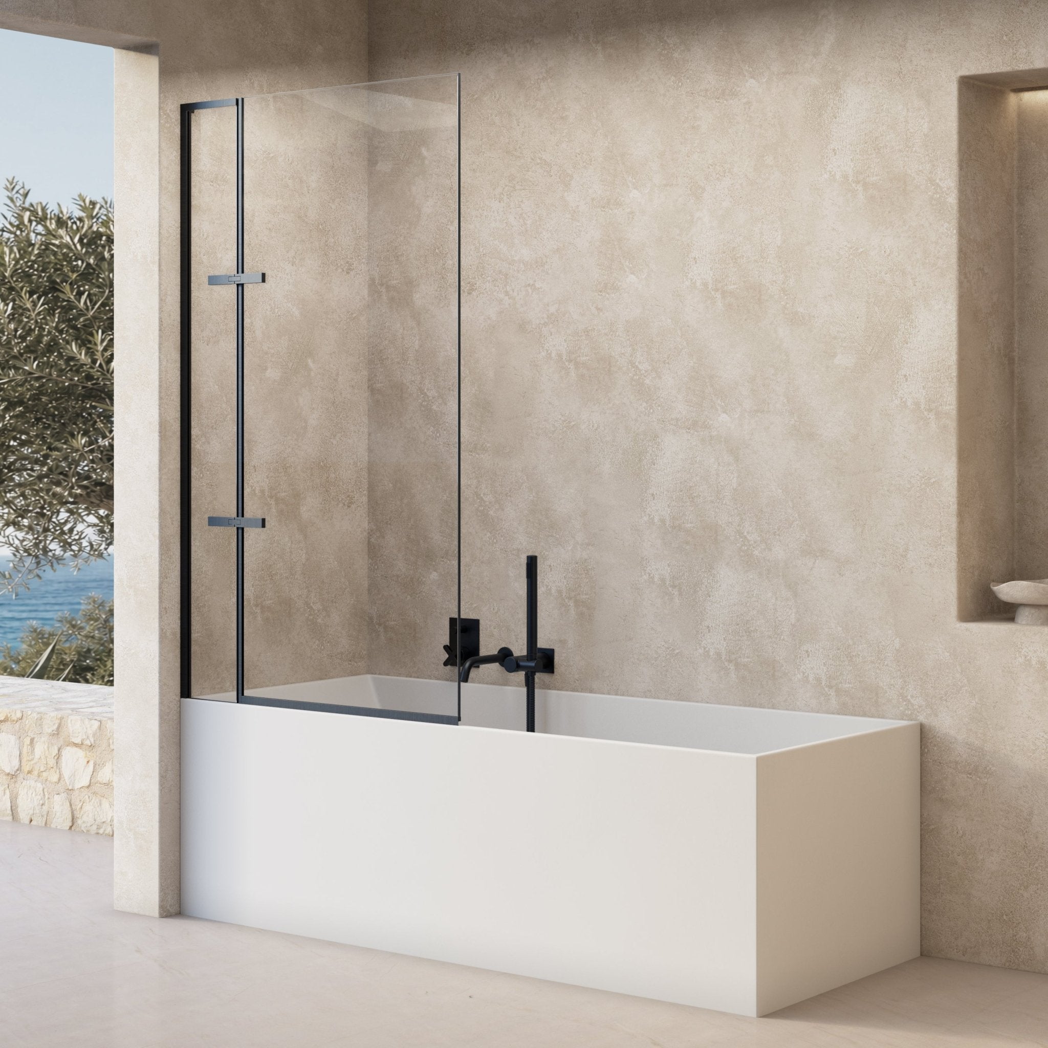 Image of Ondine Frameless Bath Screen - Cavari