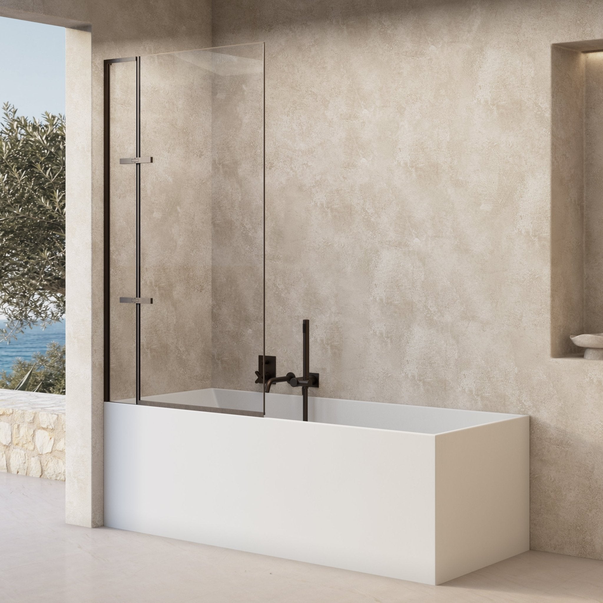 Image of Ondine Frameless Bath Screen - Cavari