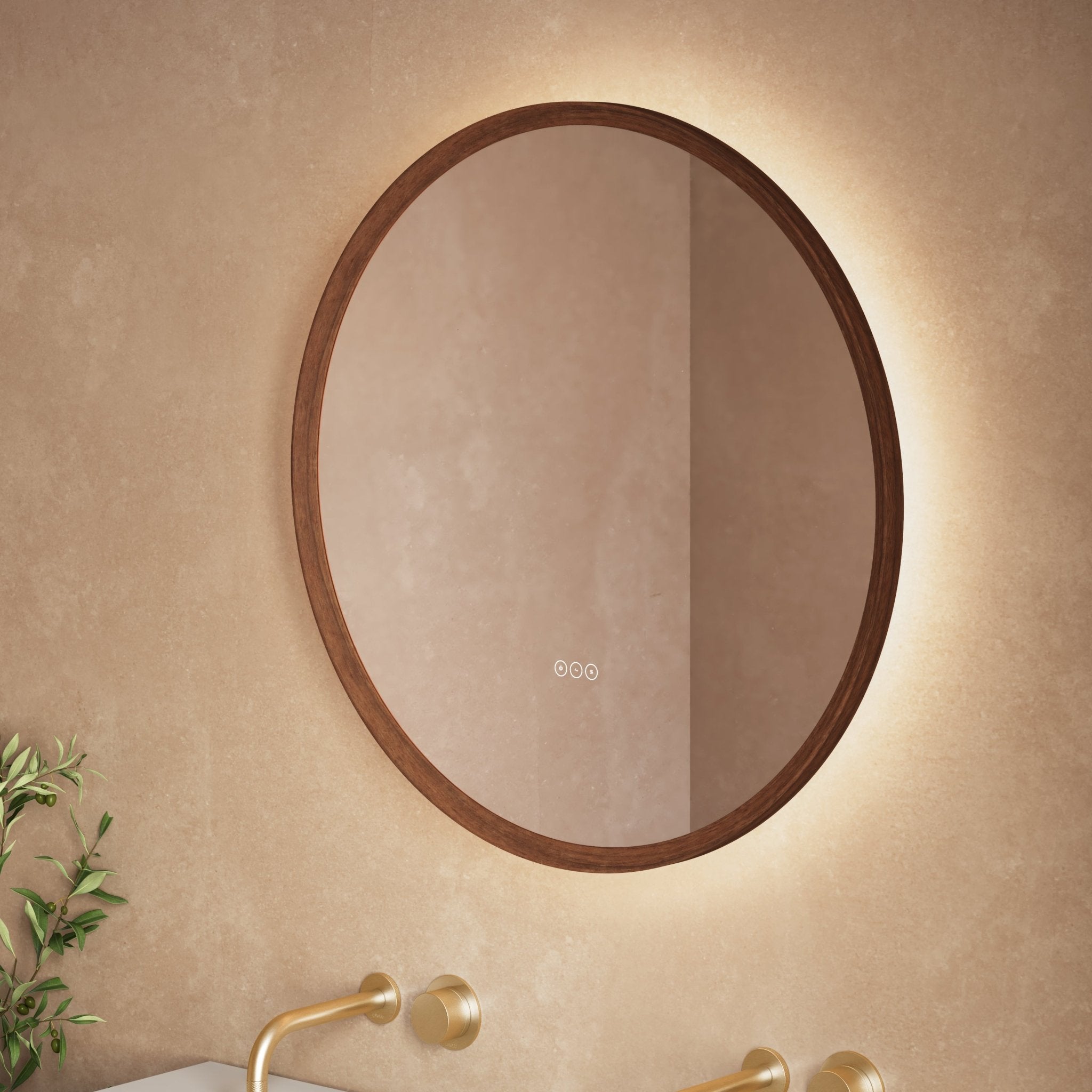 Image of Orbis 800 Round LED Mirror - Cavari