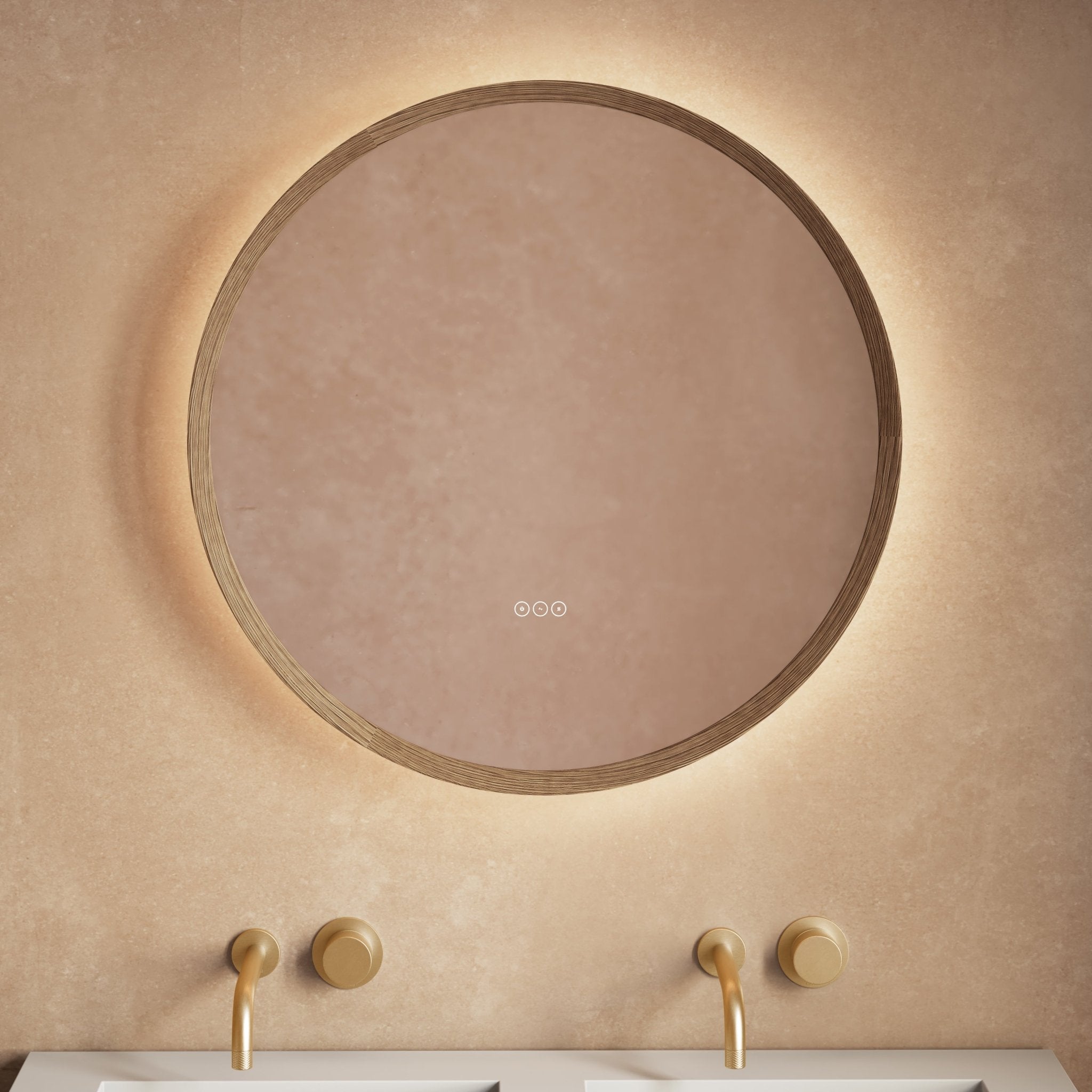 Image of Orbis 800 Round LED Mirror - Cavari