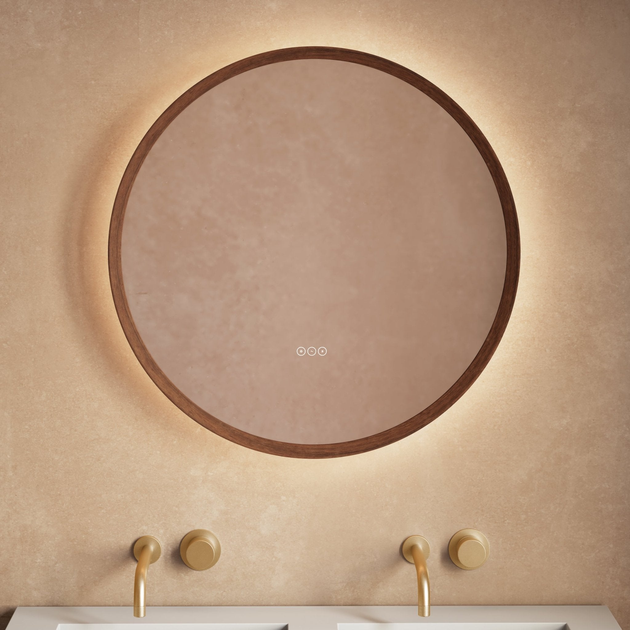 Image of Orbis 800 Round LED Mirror - Cavari