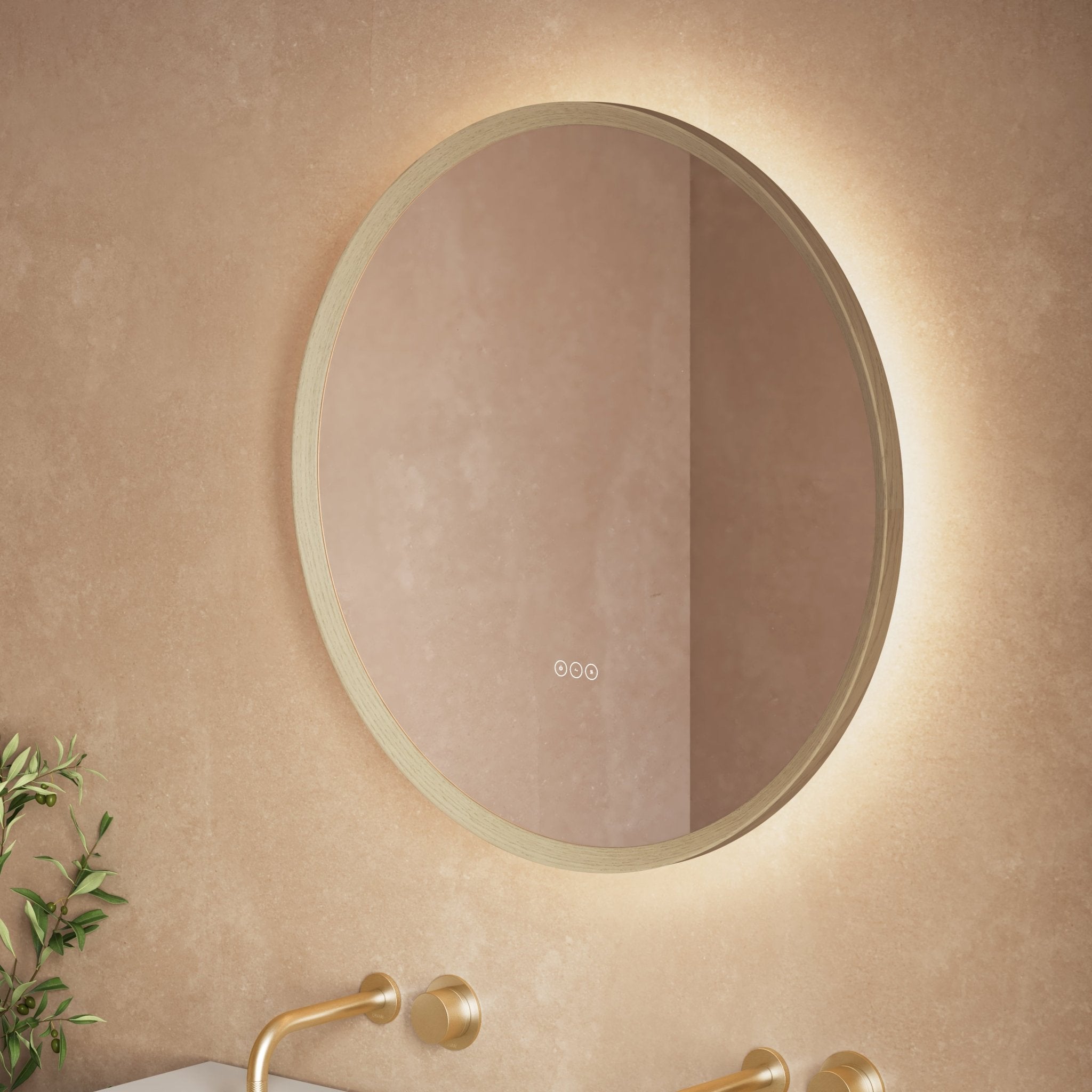 Image of Orbis 800 Round LED Mirror - Cavari