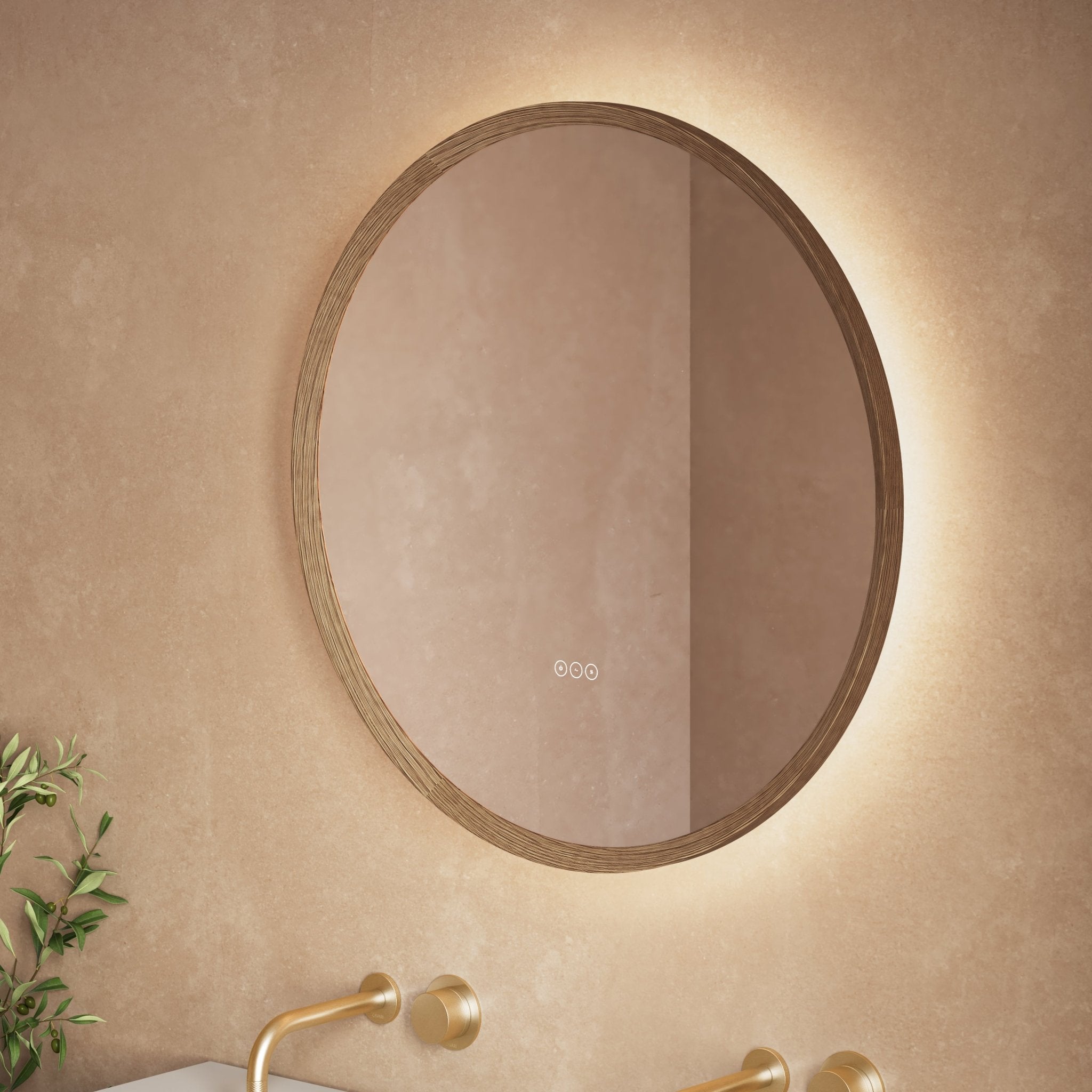 Image of Orbis 800 Round LED Mirror - Cavari