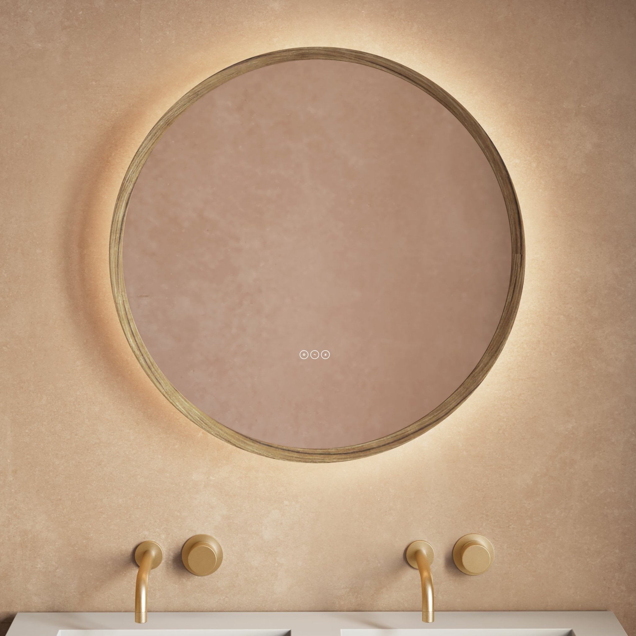 Image of Orbis 800 Round LED Mirror - Cavari