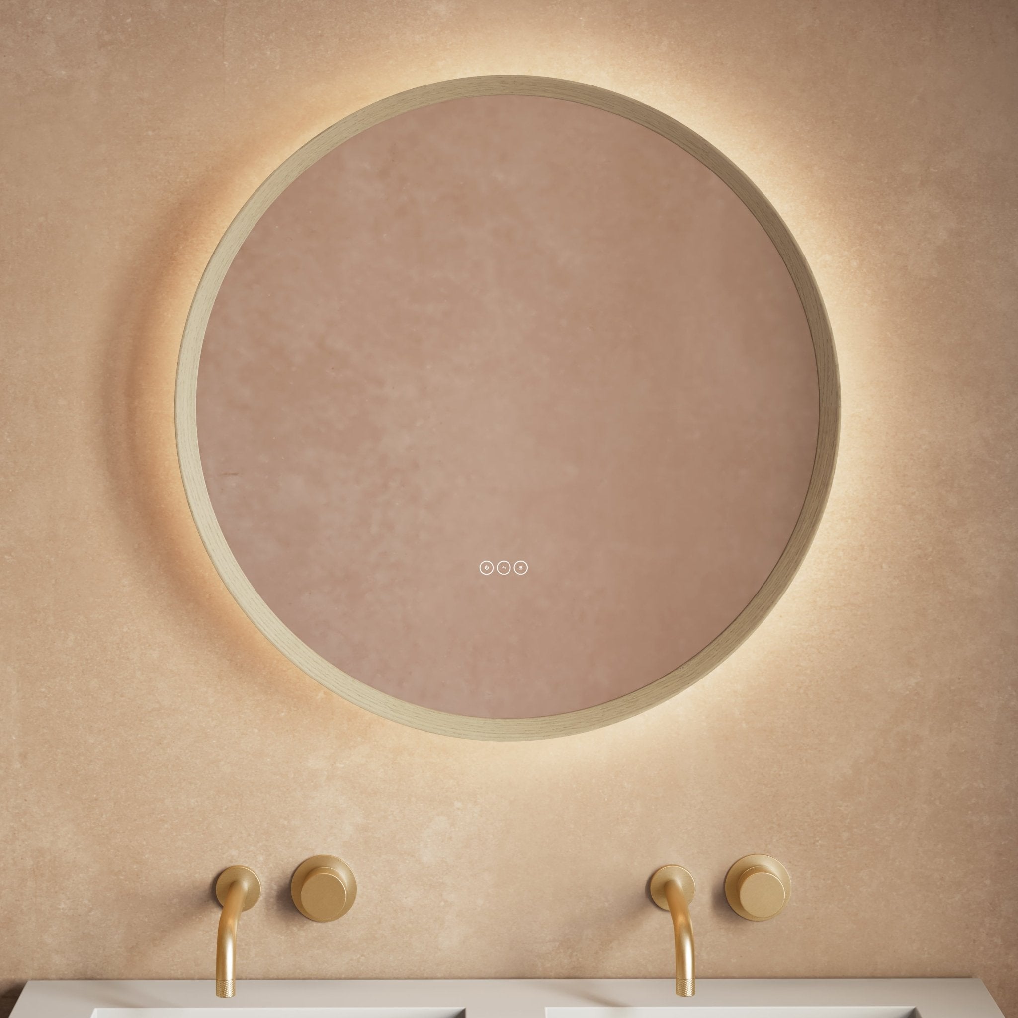 Image of Orbis 800 Round LED Mirror - Cavari