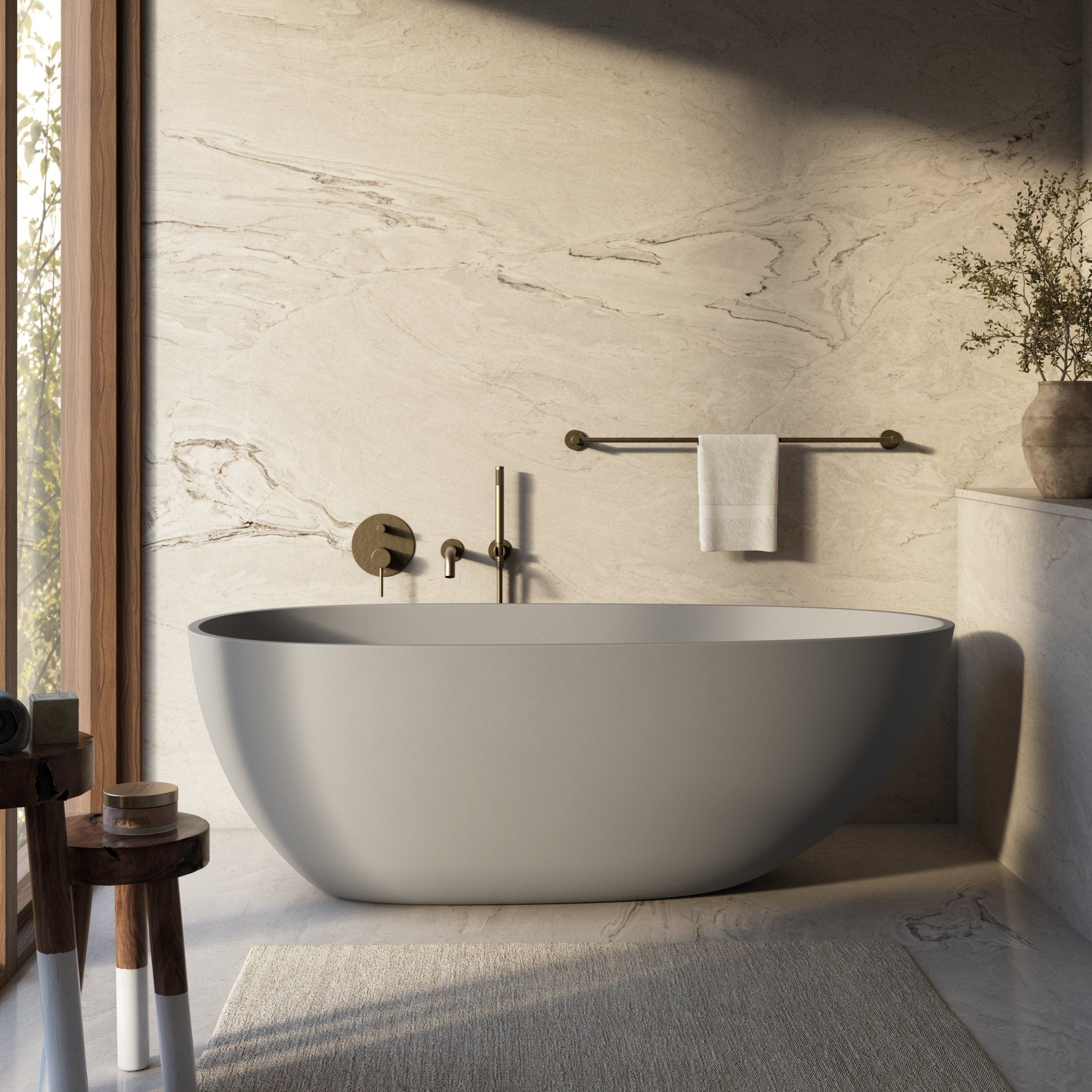 Image of Oriel Freestanding Bath - Cavari