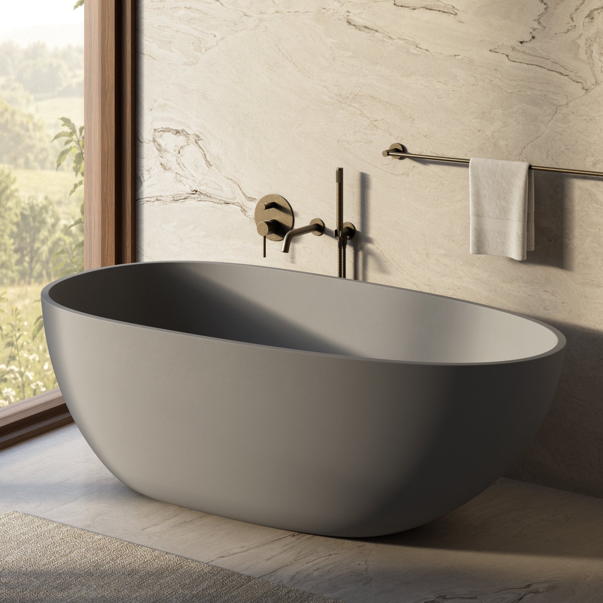 Image of Oriel Freestanding Bath - Cavari