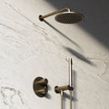 Origin 2-Way Thermostatic Shower Set – Overhead & Angled Hand Shower