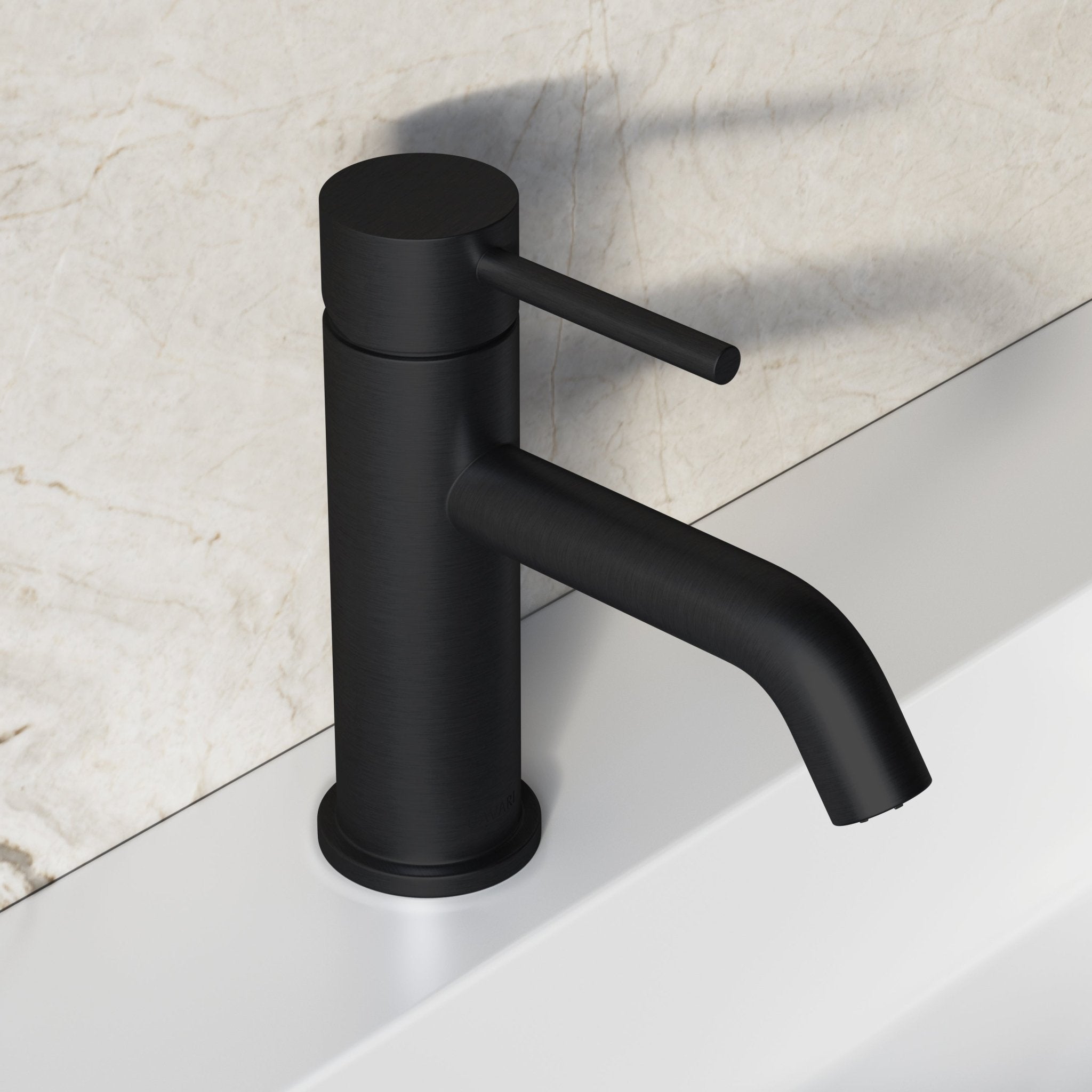 Image of Origin Short Basin Mixer (Curved Spout) - Cavari