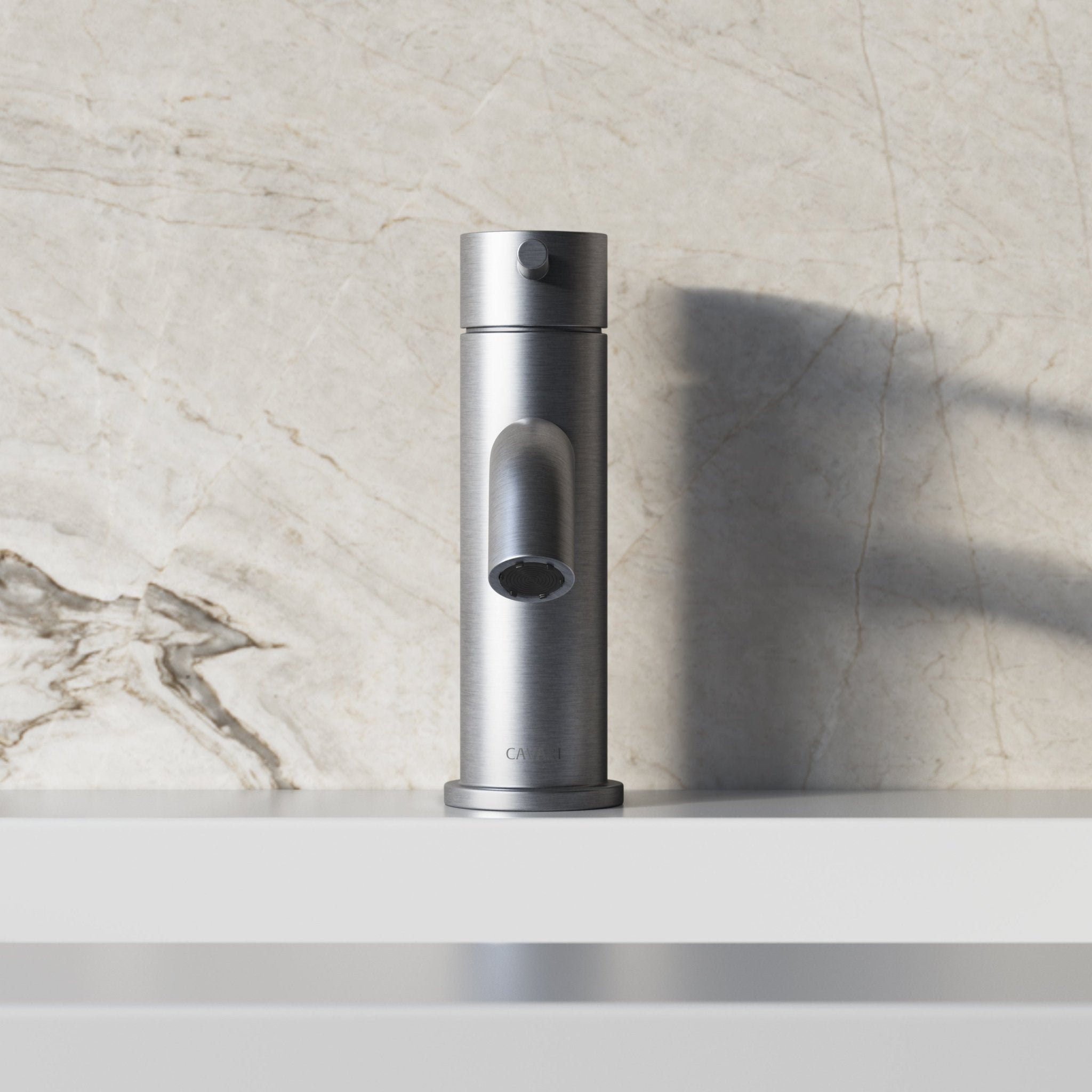 Image of Origin Short Basin Mixer (Curved Spout) - Cavari