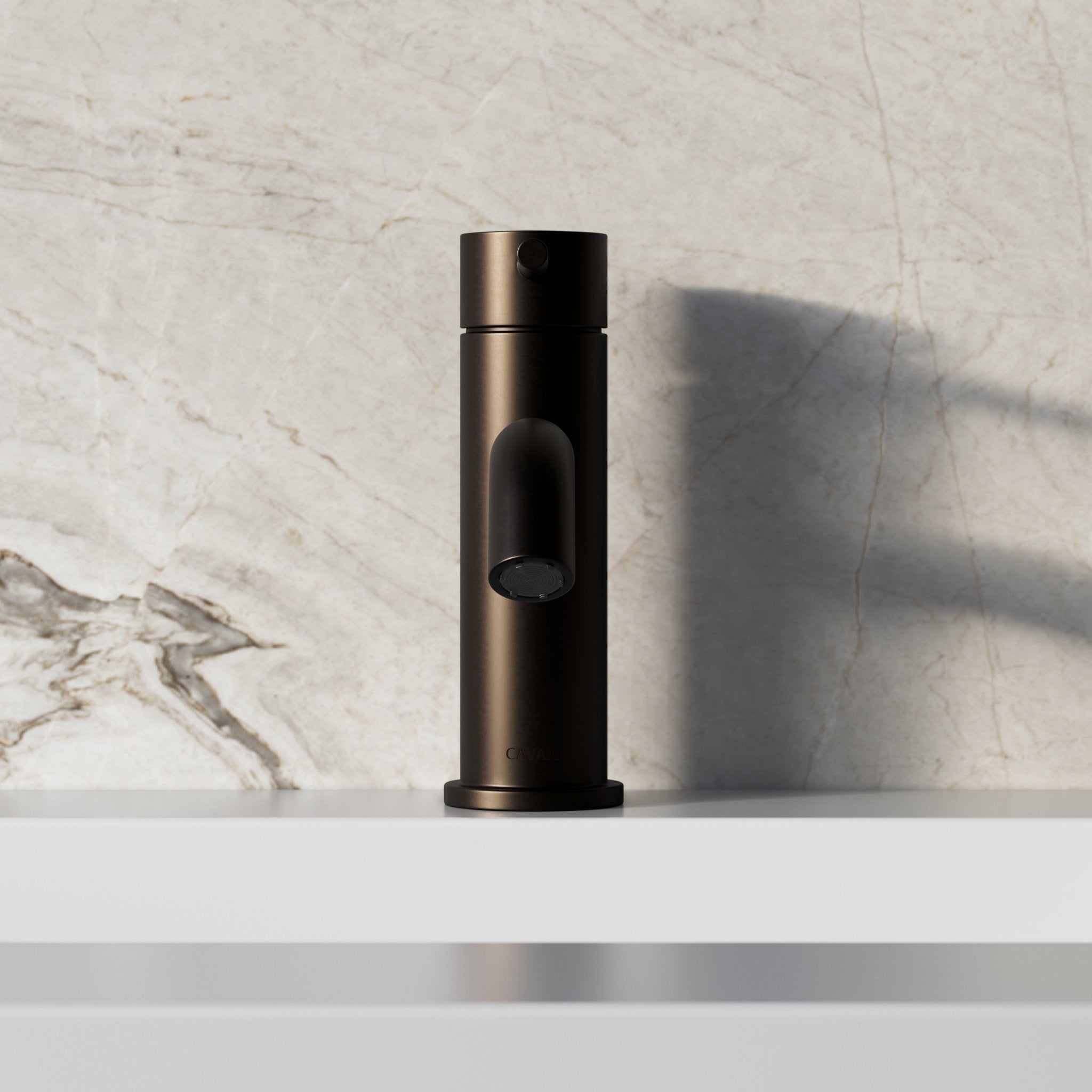 Image of Origin Short Basin Mixer (Curved Spout) - Cavari