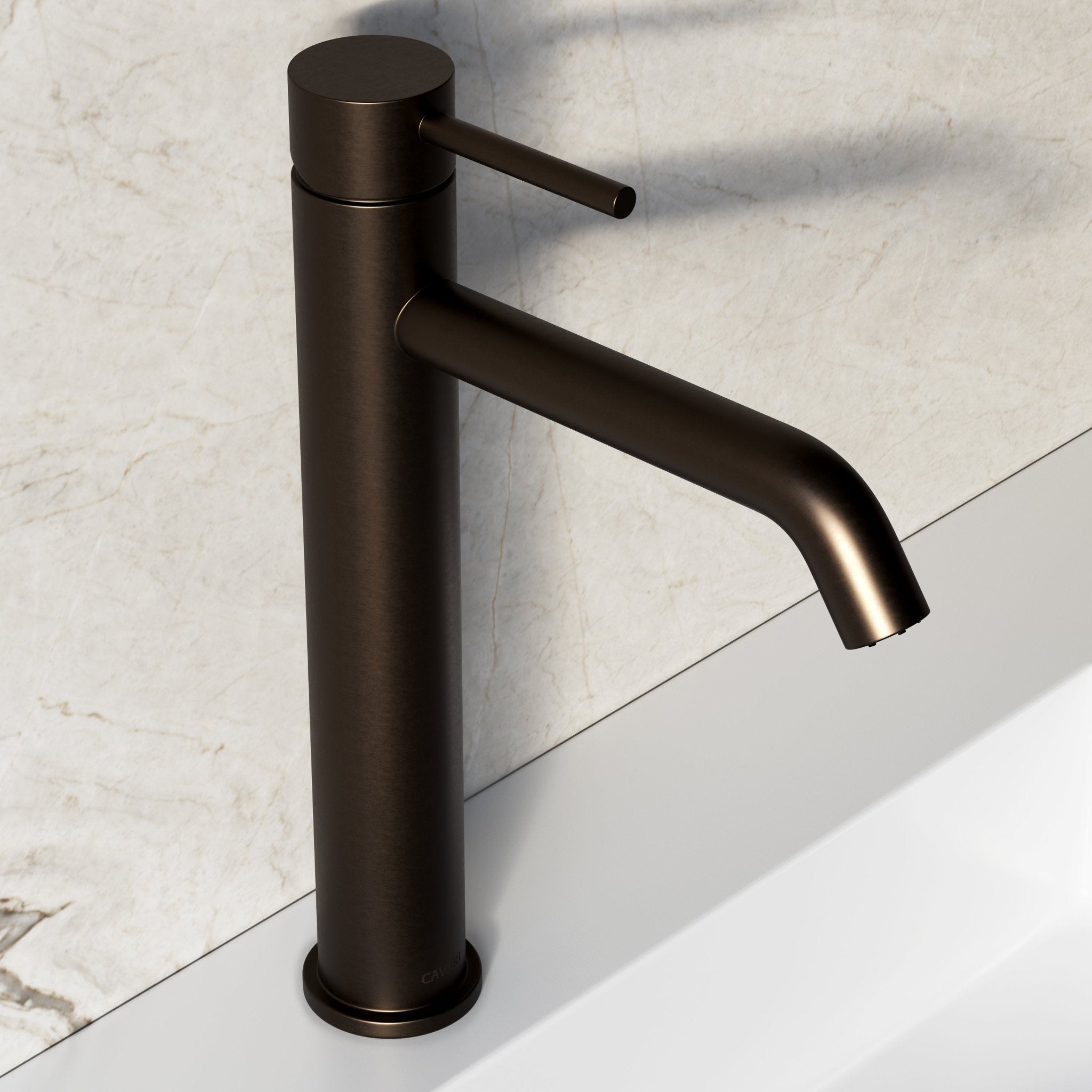 Image of Origin Tall Basin Mixer (Curved Spout) - Cavari