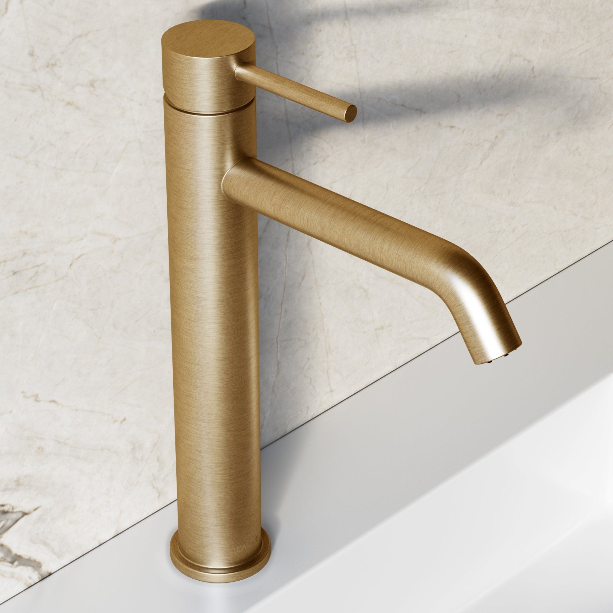 Image of Origin Tall Basin Mixer (Curved Spout) - Cavari