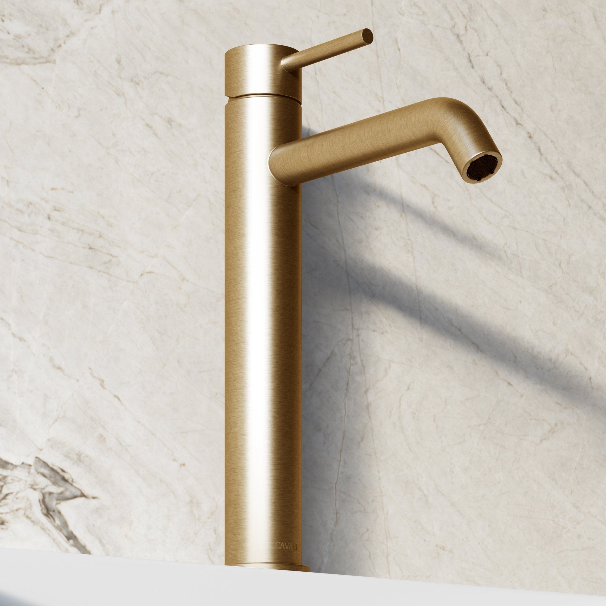 Image of Origin Tall Basin Mixer (Curved Spout) - Cavari