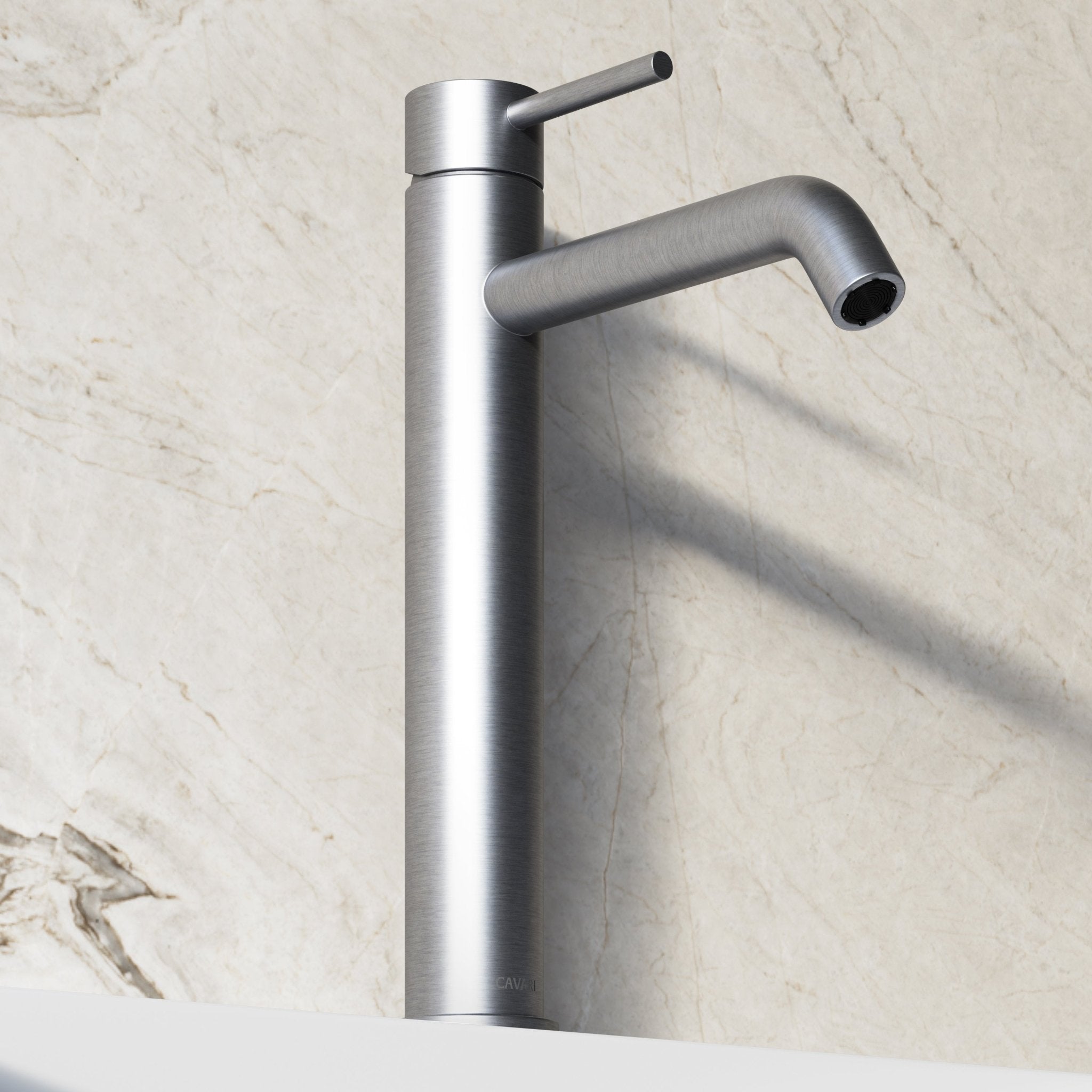 Image of Origin Tall Basin Mixer (Curved Spout) - Cavari