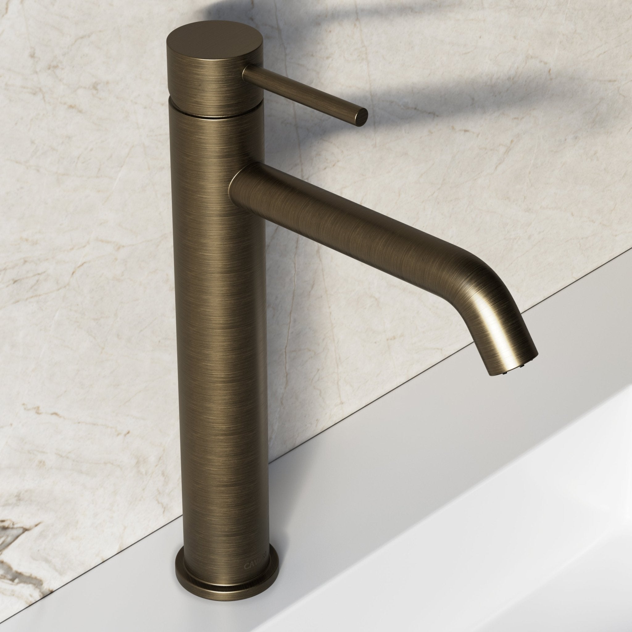 Image of Origin Tall Basin Mixer (Curved Spout) - Cavari