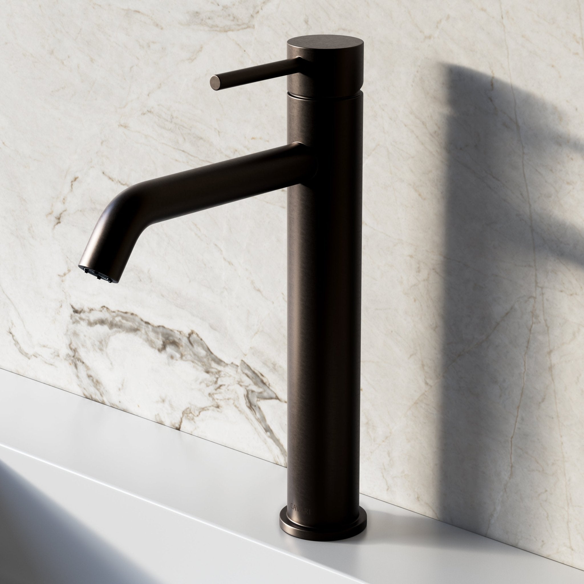 Image of Origin Tall Basin Mixer (Curved Spout) - Cavari