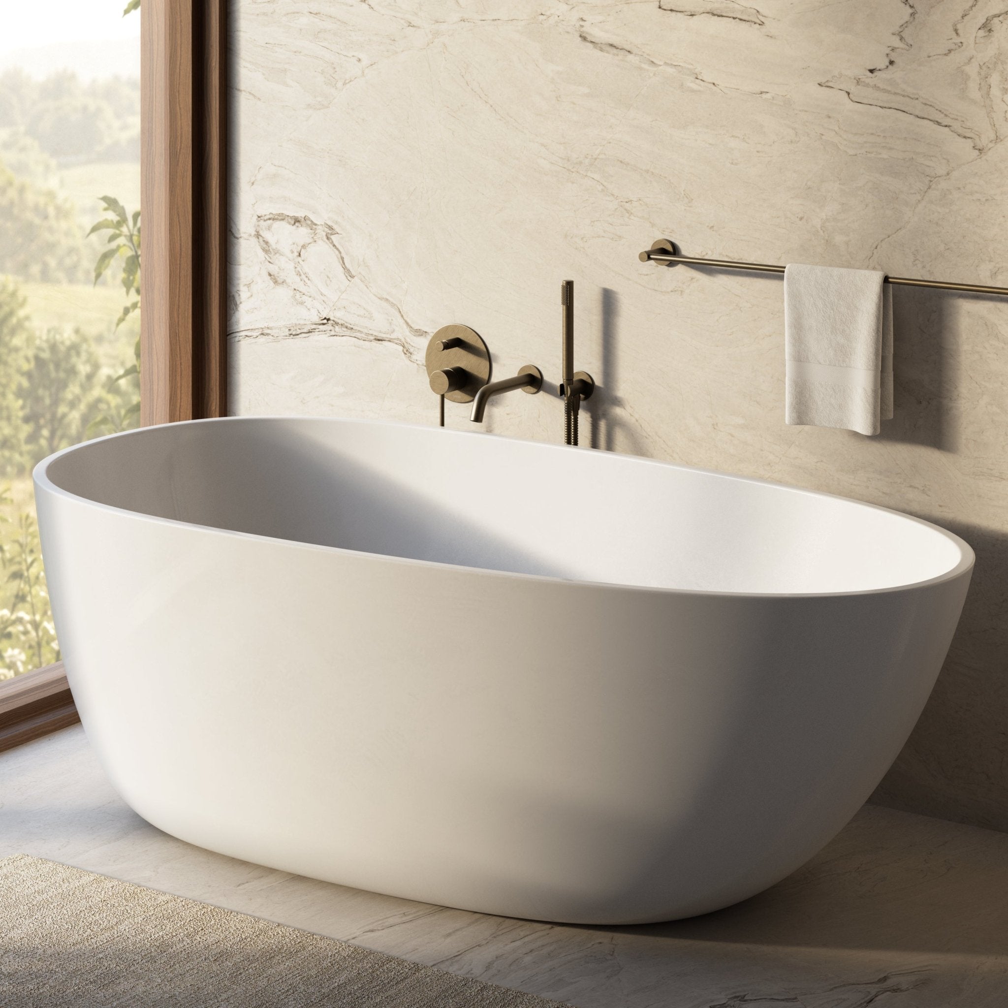 Image of Ovata Freestanding Bath - Cavari