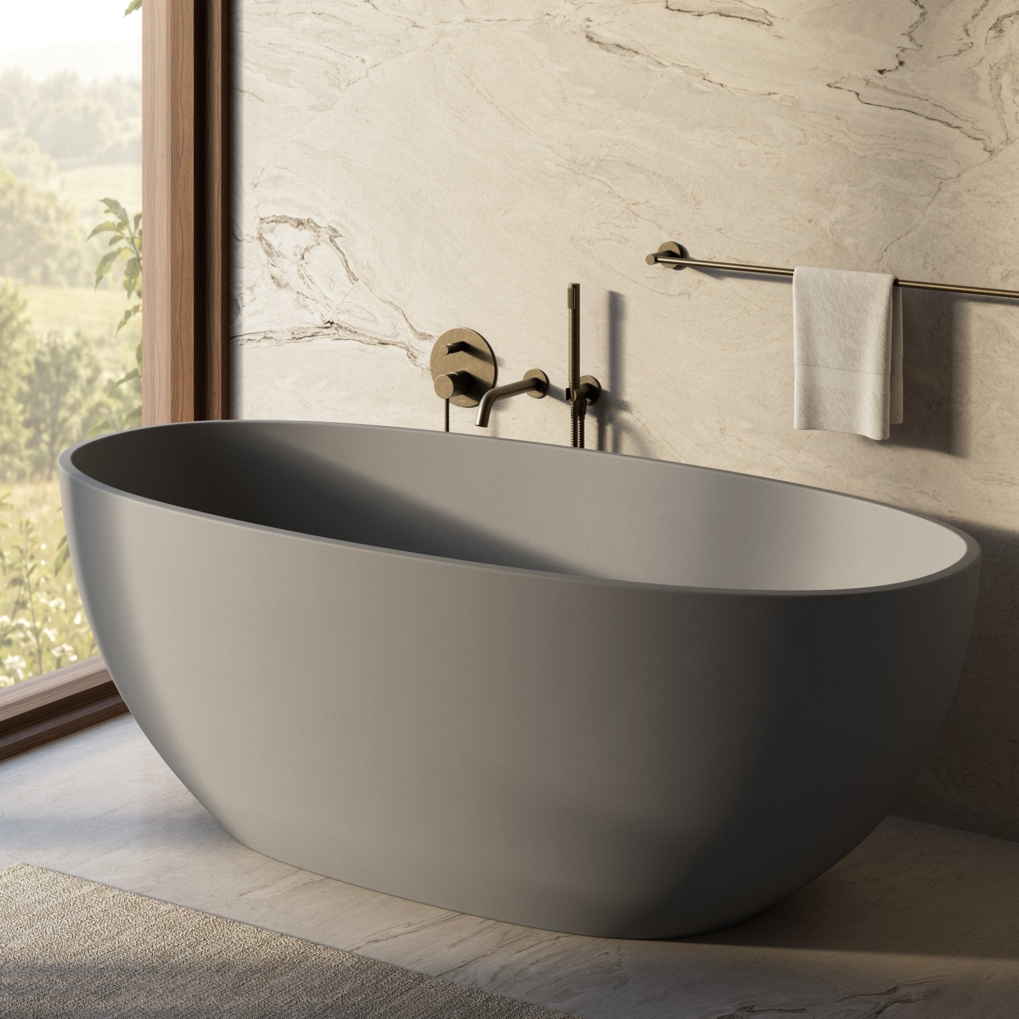 Image of Ovo Freestanding Bath - Cavari