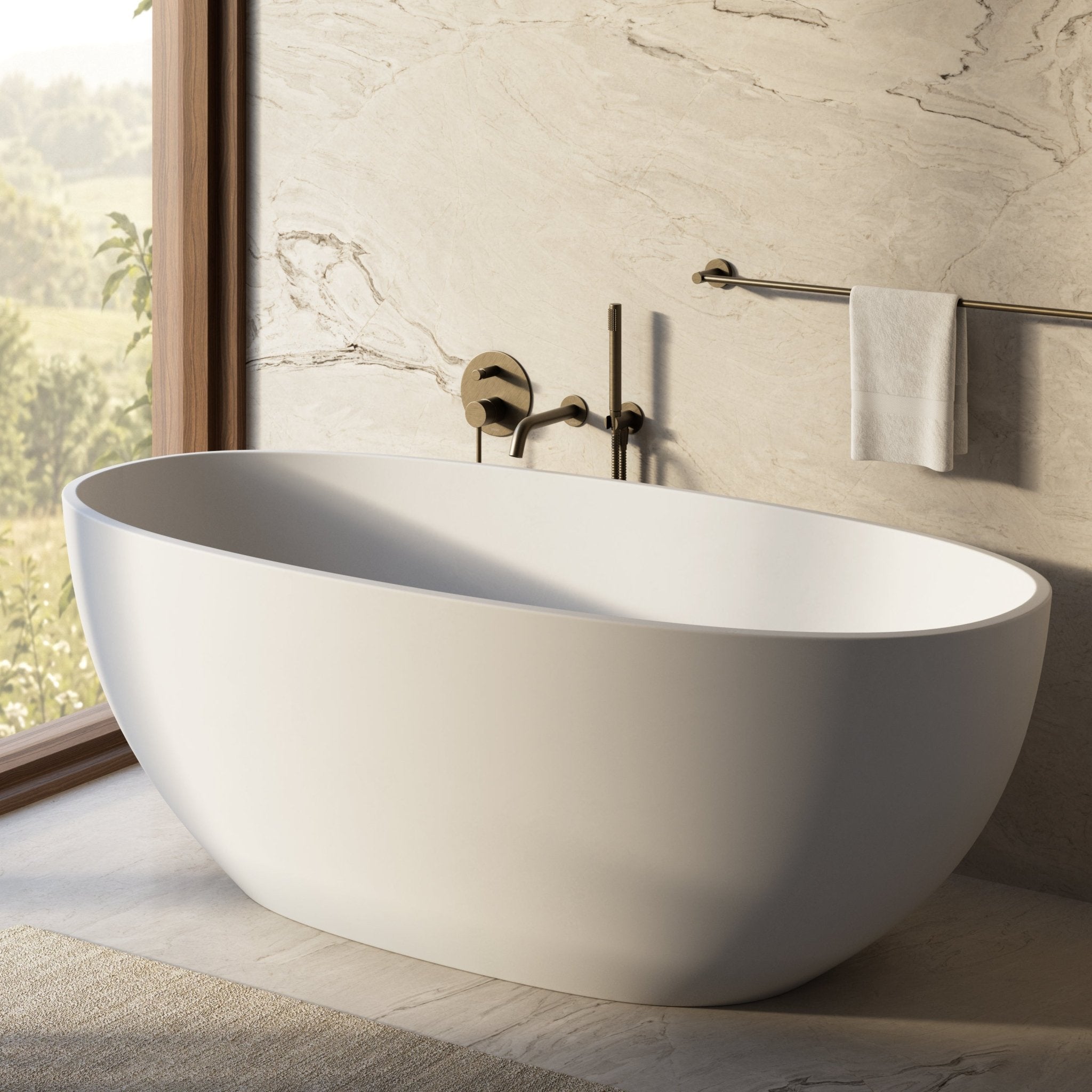 Image of Ovo Freestanding Bath - Cavari