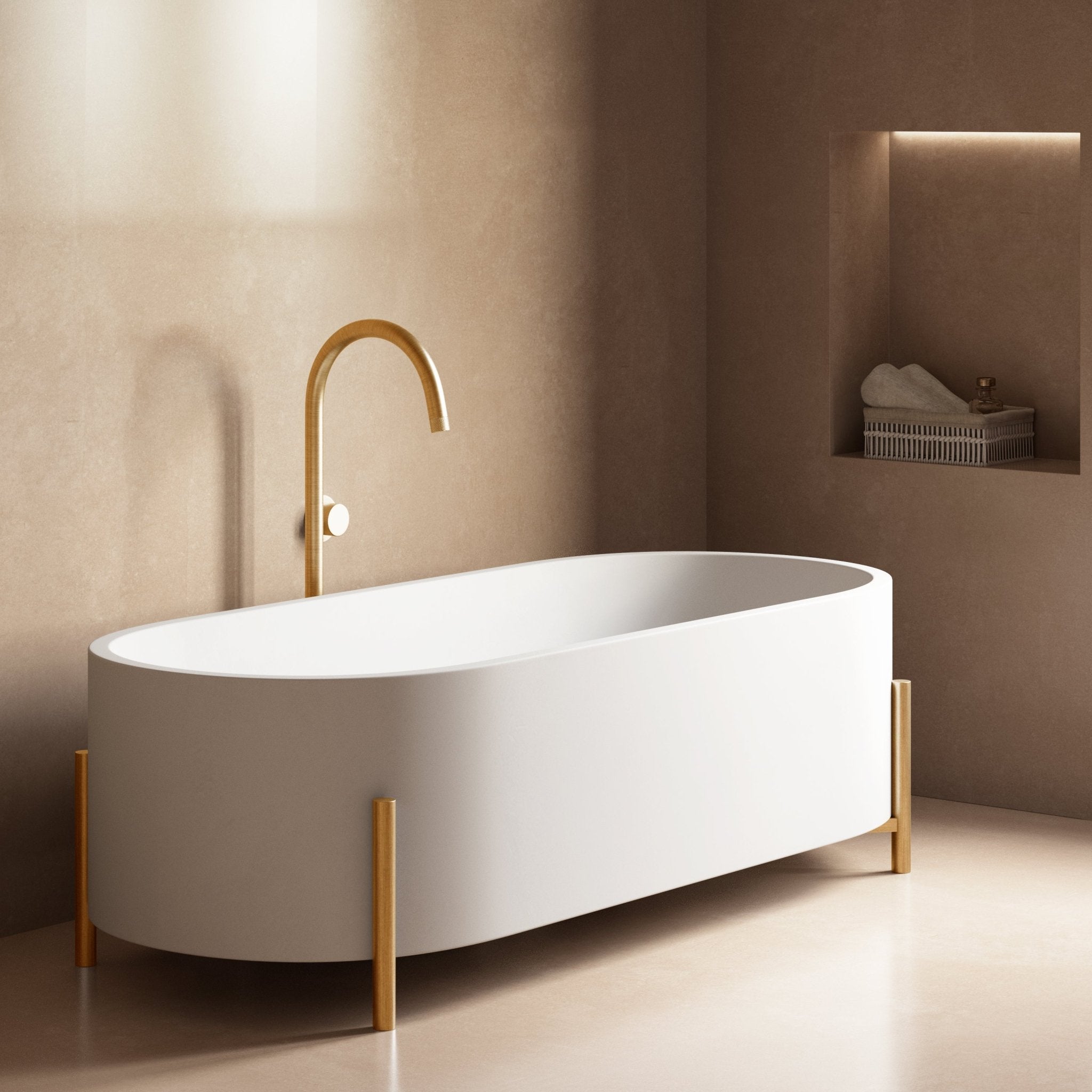 Image of Pietra Freestanding Bath - Cavari
