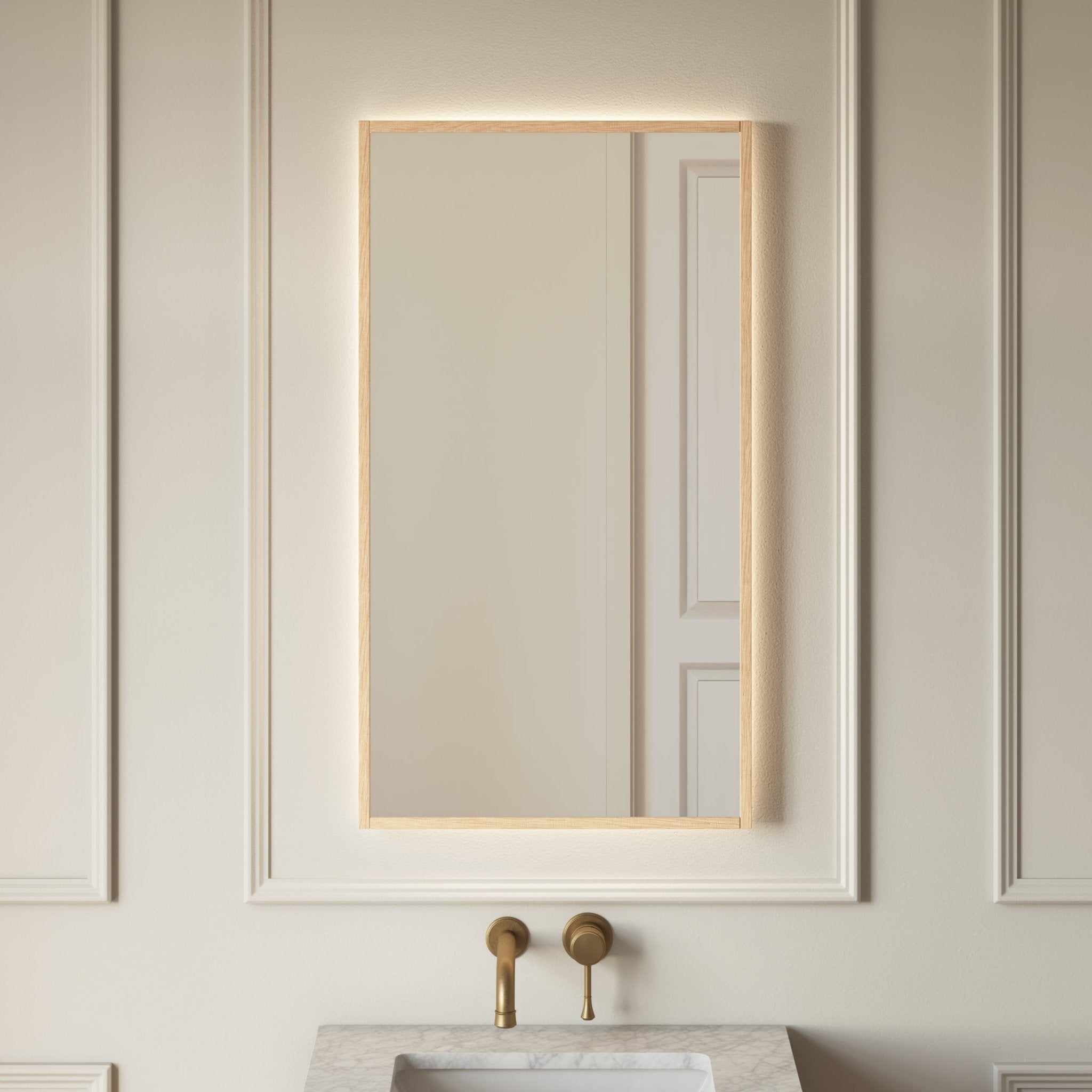 Image of Quadro Rectangle LED Mirror - Cavari