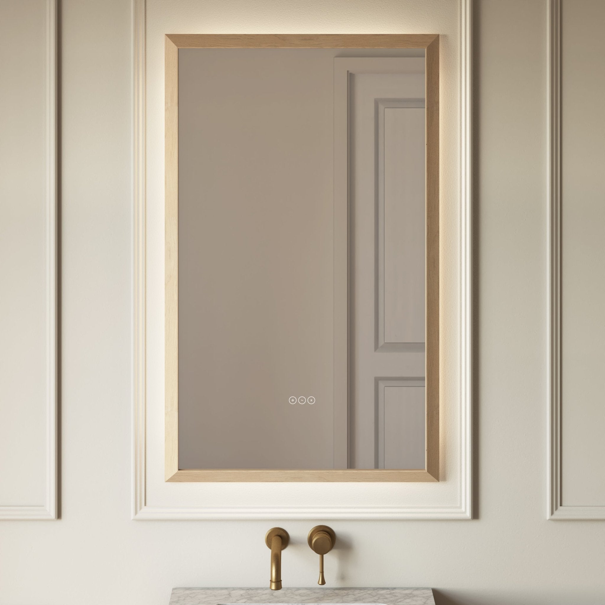 Image of Quadro Rectangle LED Mirror - Cavari