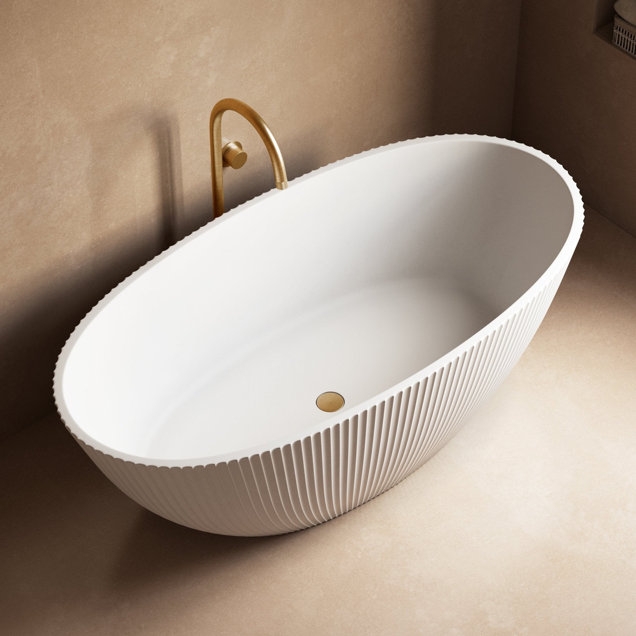 Image of Ripple Freestanding Bath - Cavari