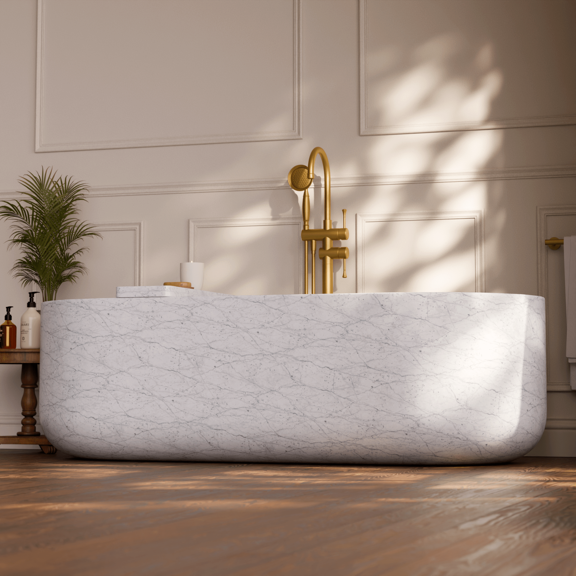 Image of Scolpito Freestanding Bath - Cavari