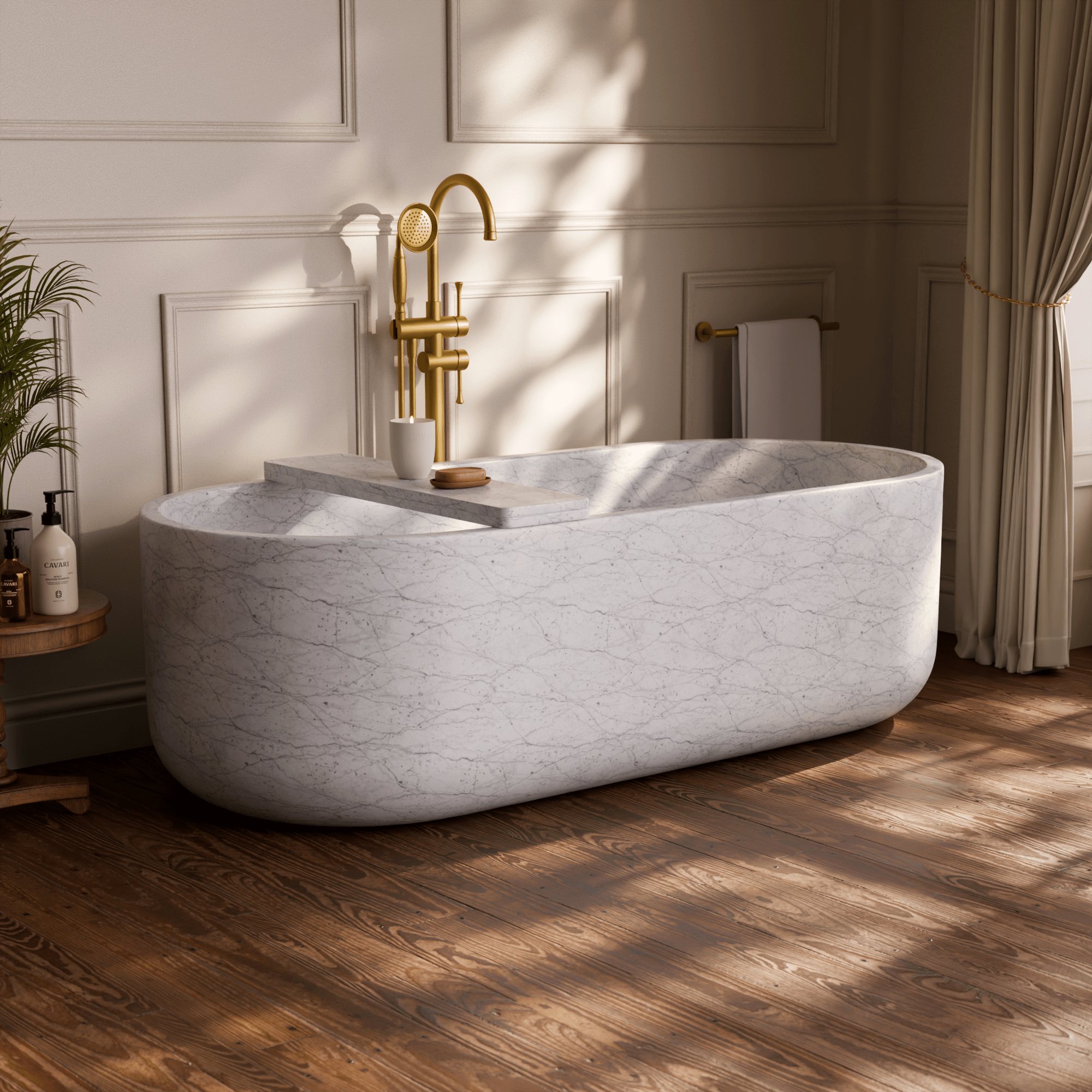 Image of Scolpito Freestanding Bath - Cavari