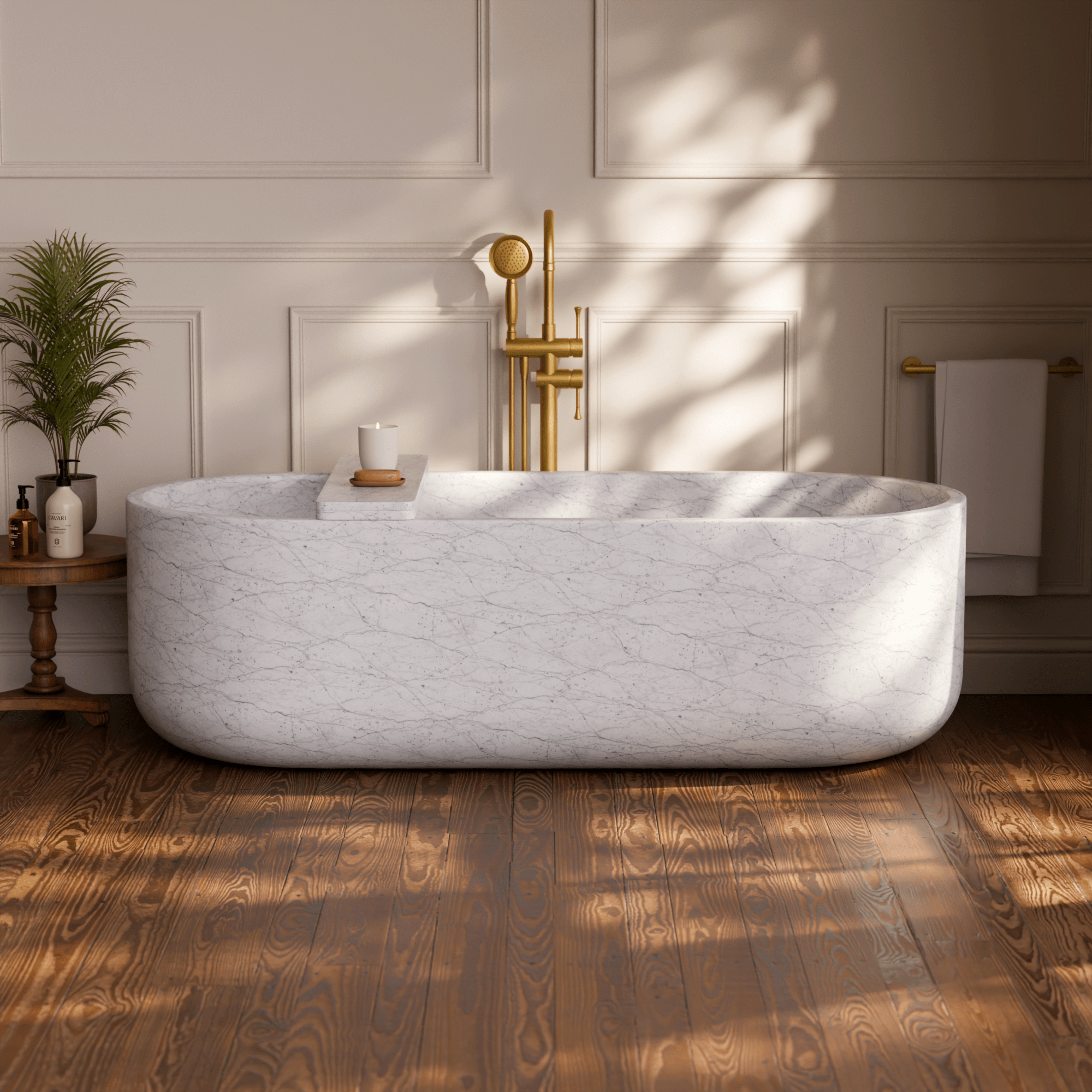 Image of Scolpito Freestanding Bath - Cavari