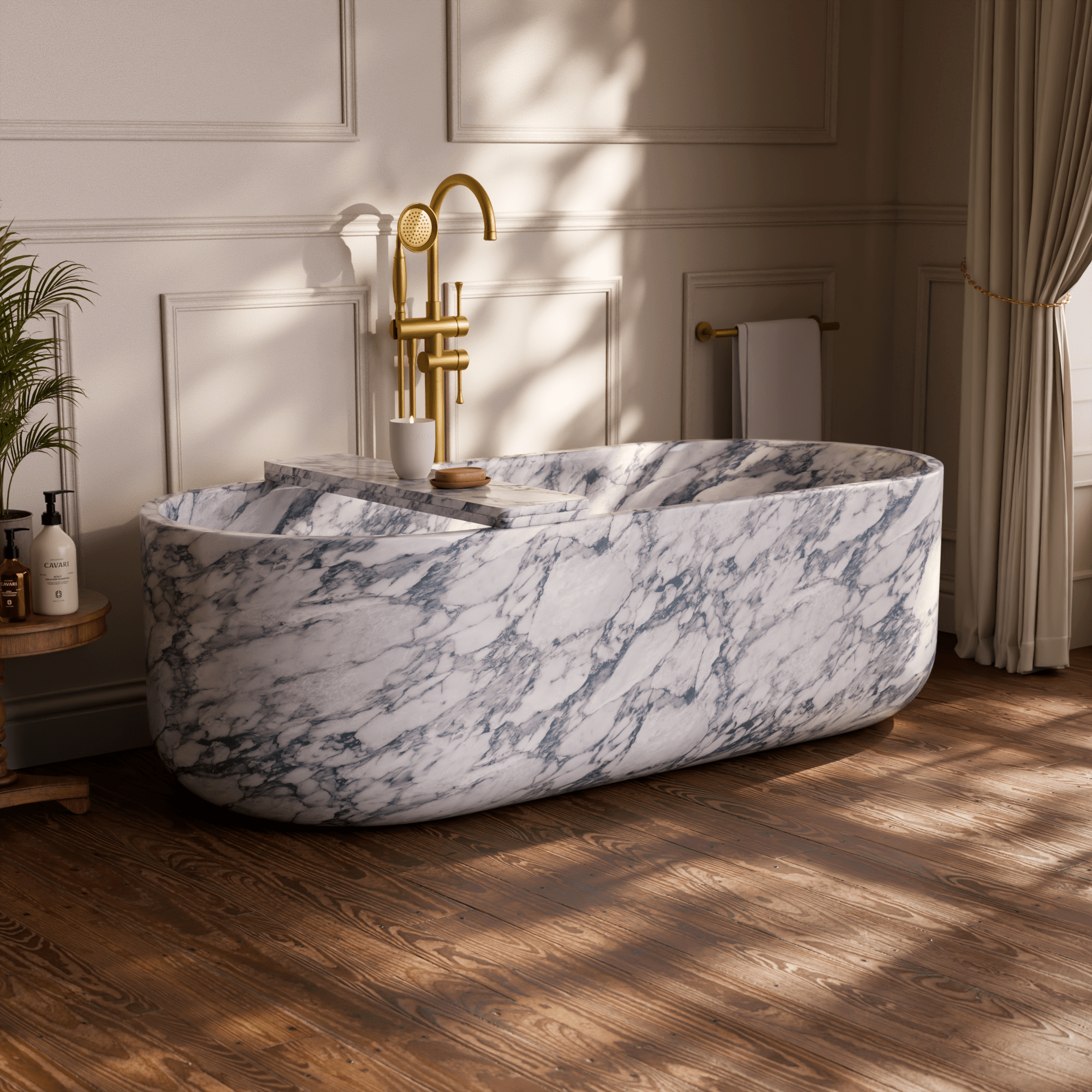 Image of Scolpito Freestanding Bath - Cavari
