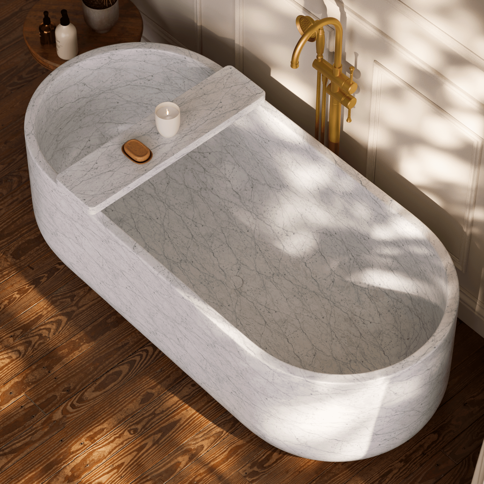 Image of Scolpito Freestanding Bath - Cavari