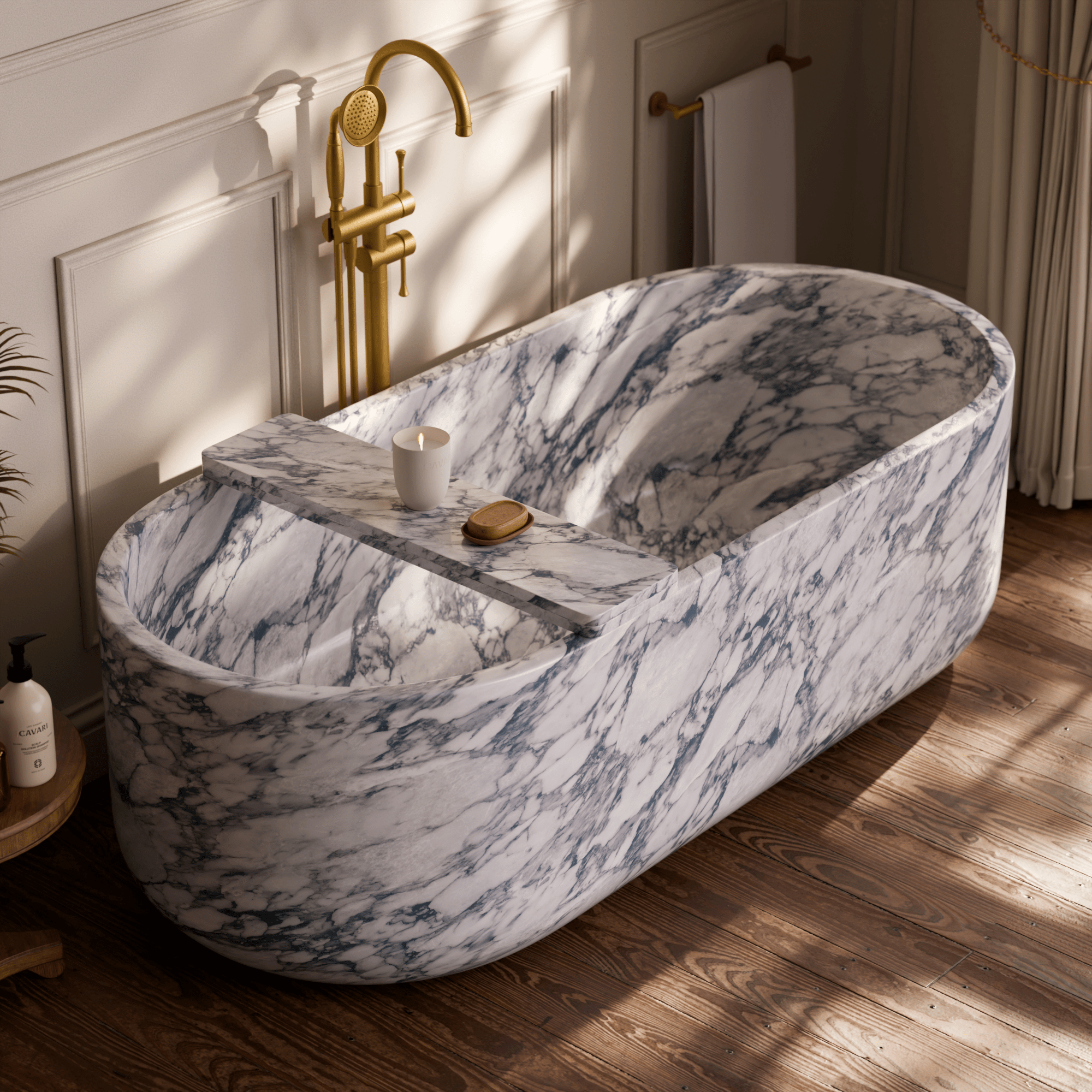 Image of Scolpito Freestanding Bath - Cavari
