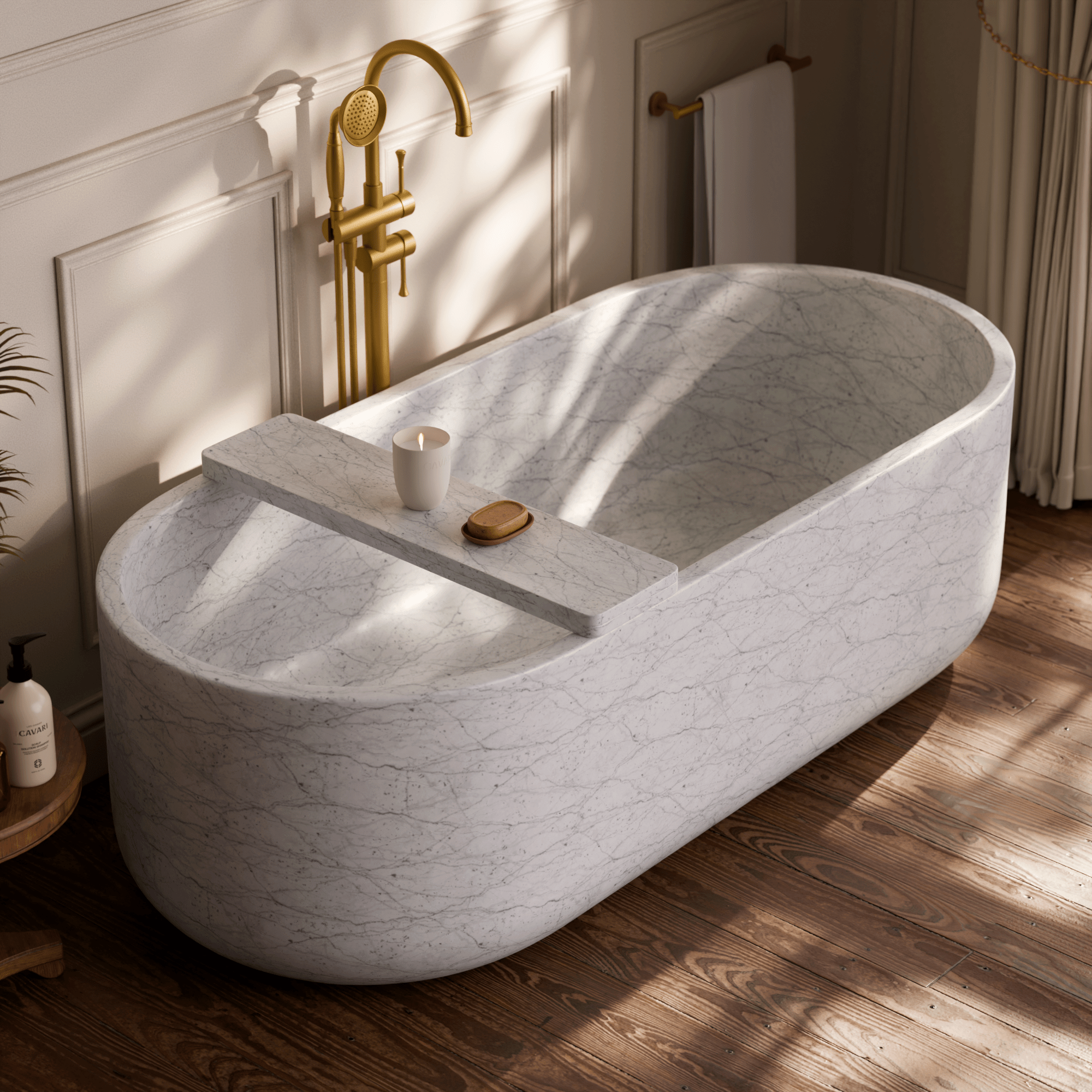 Image of Scolpito Freestanding Bath - Cavari