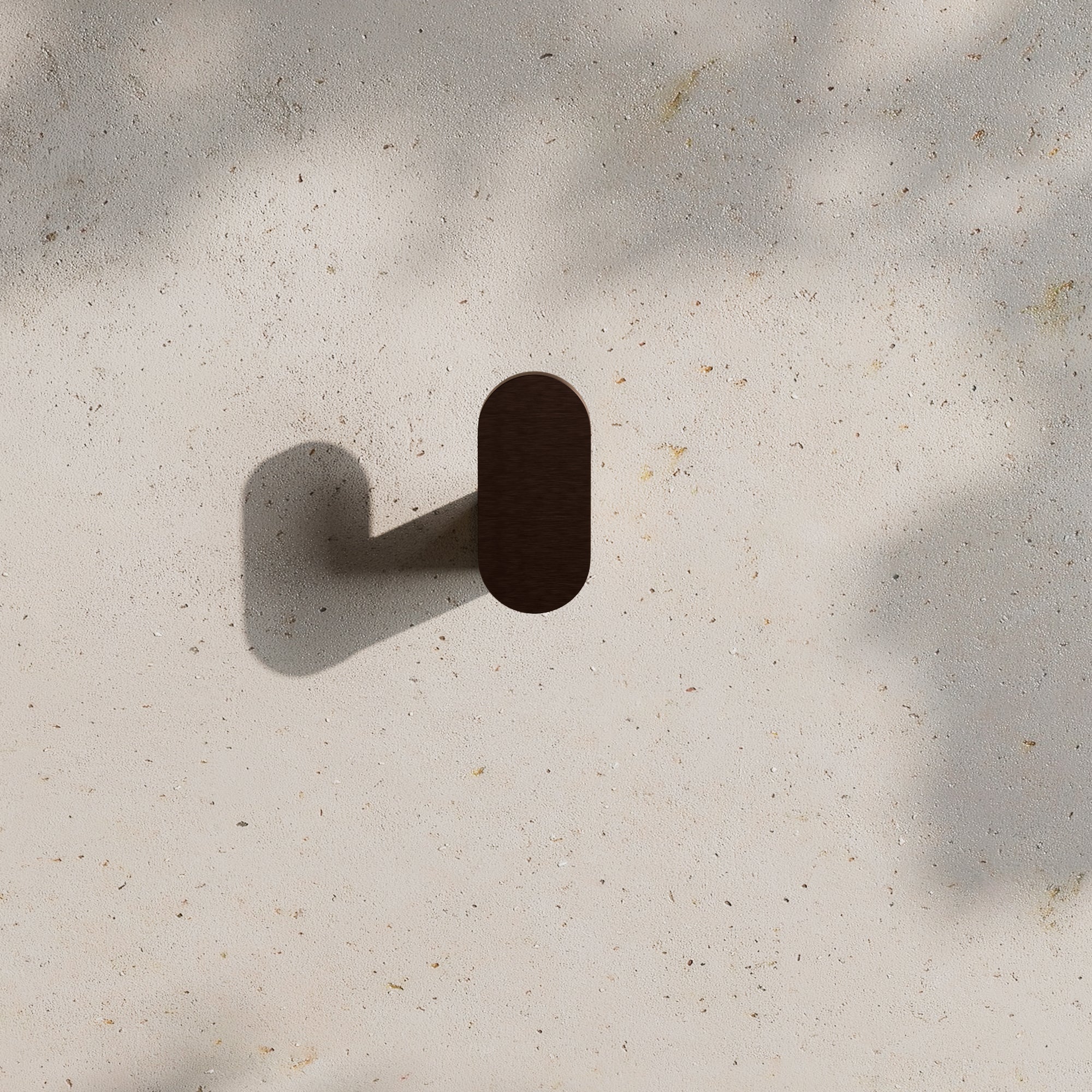 Image of Single Robe Hook – Flat - Cavari