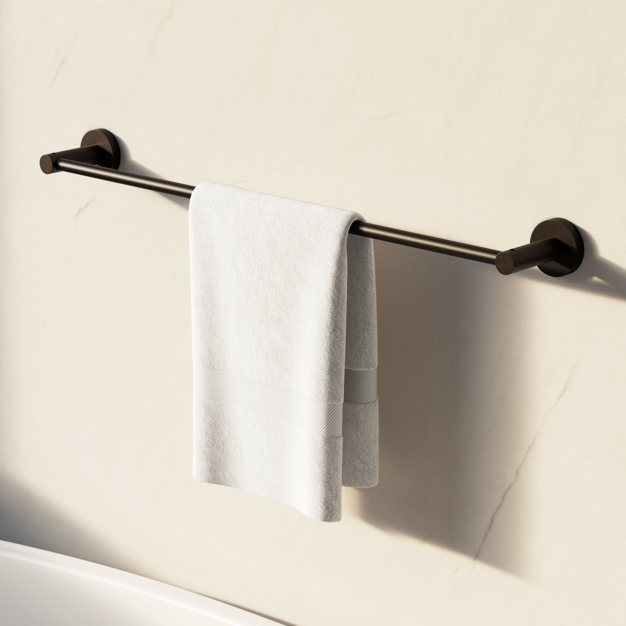 Image of Single Towel Rail 600mm - Cavari