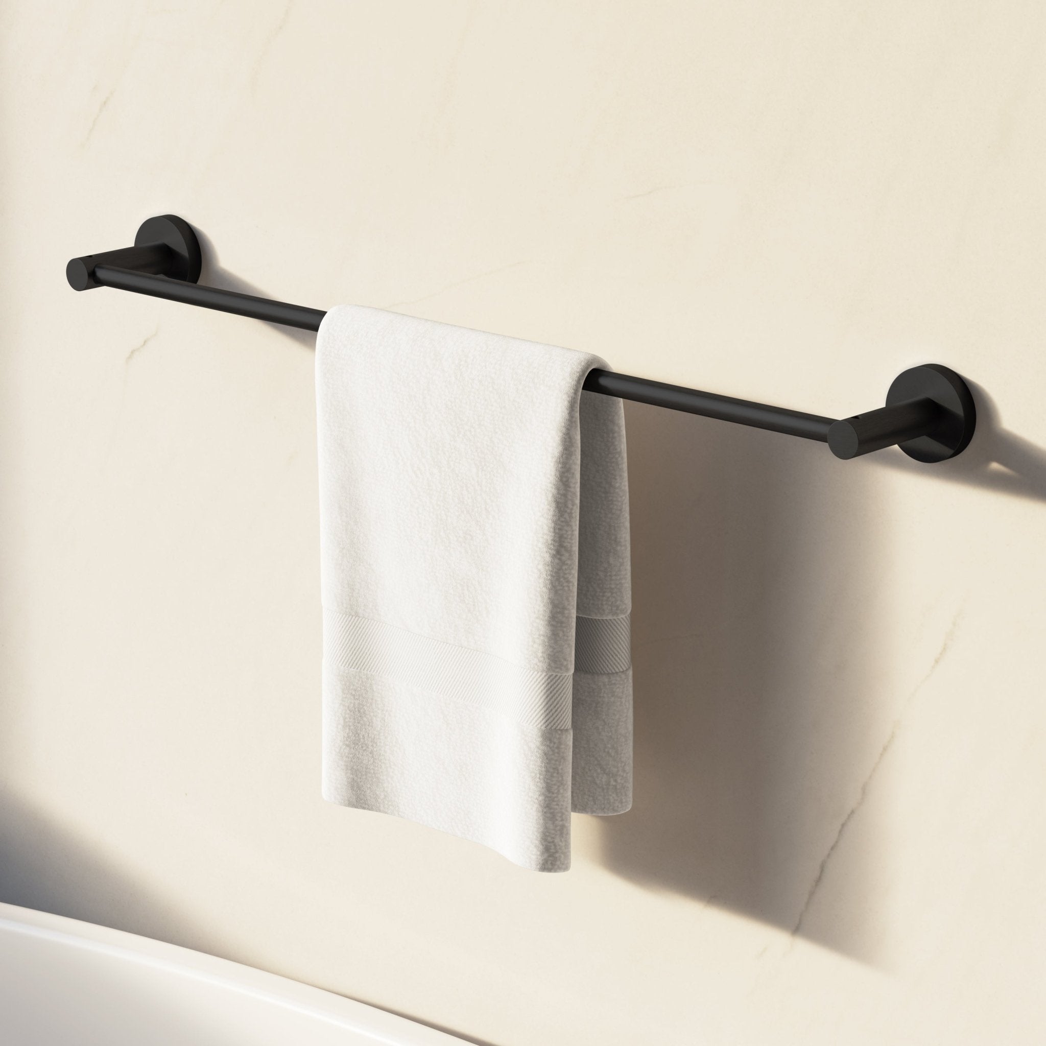 Image of Single Towel Rail 600mm - Cavari