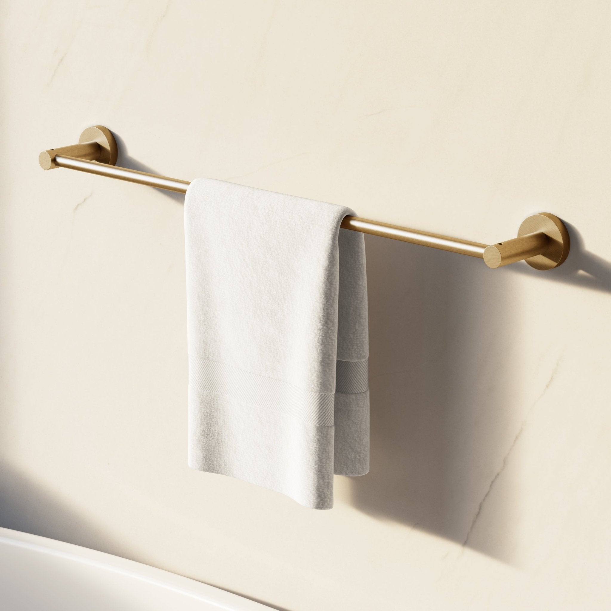 Image of Single Towel Rail 600mm - Cavari