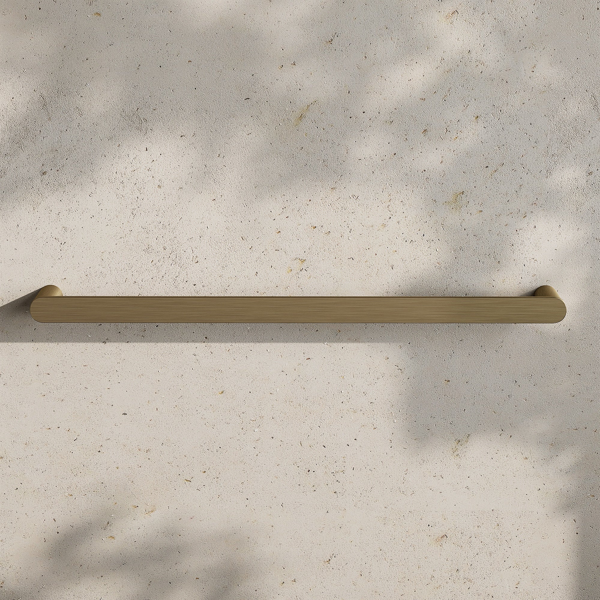 Image of Single Towel Rail 600mm - Flat - Cavari