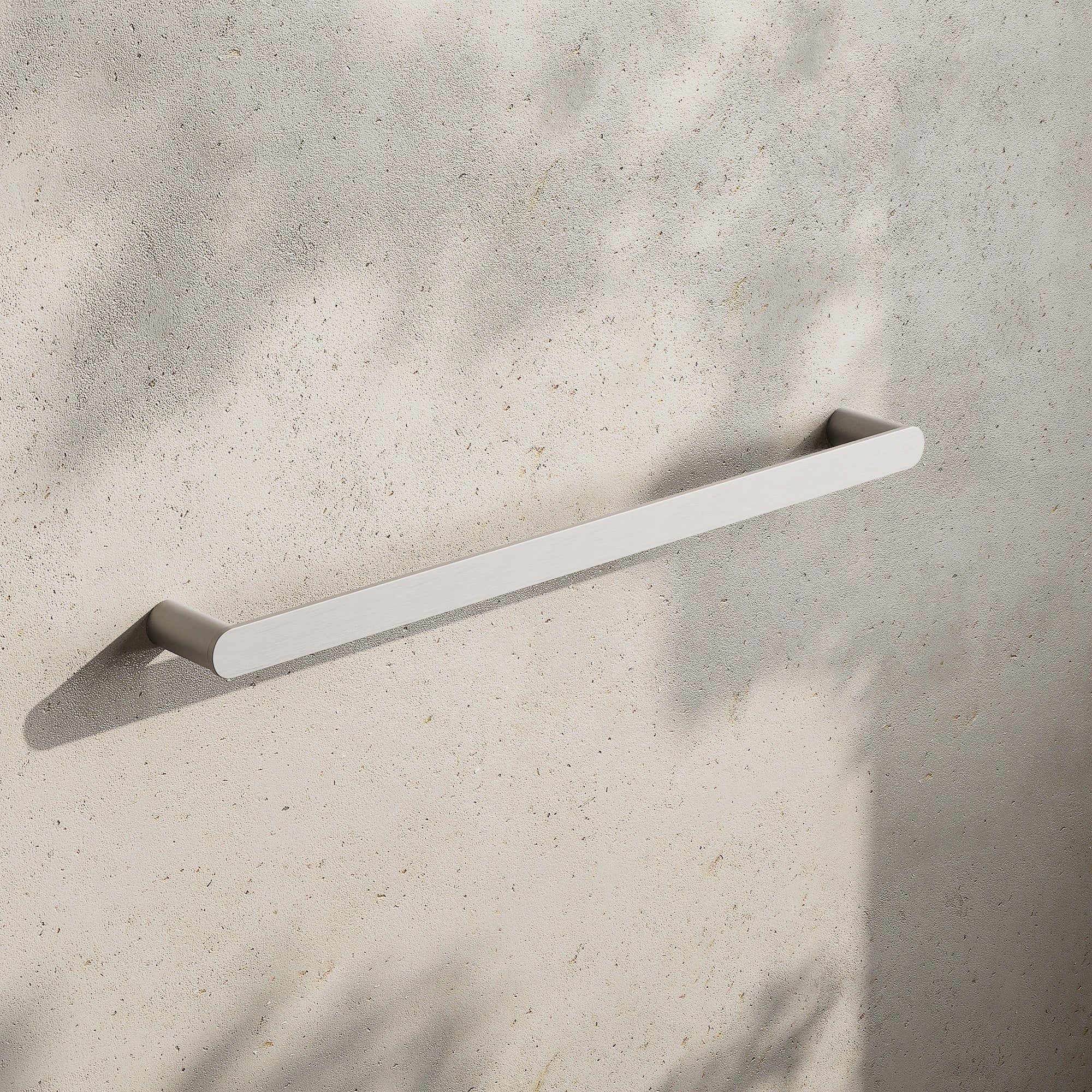 Image of Single Towel Rail 600mm - Flat - Cavari