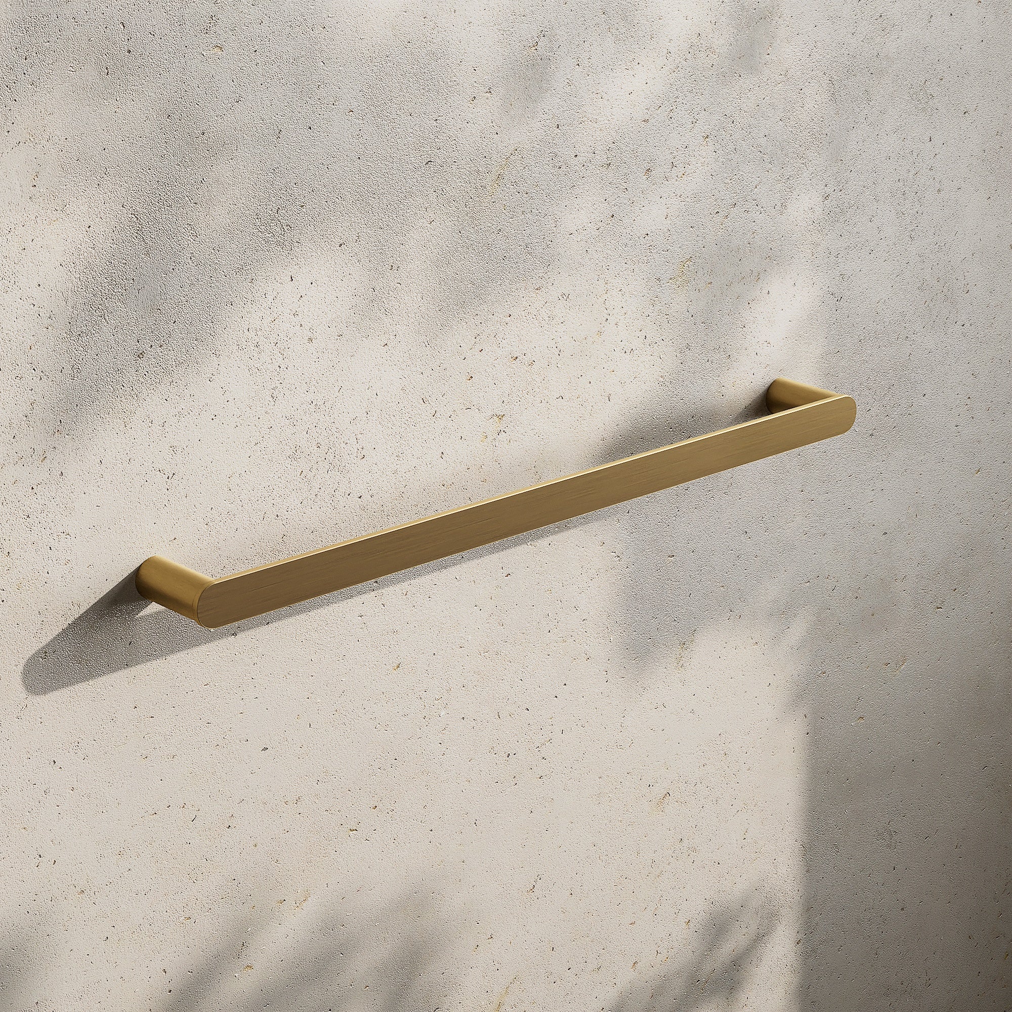 Image of Single Towel Rail 600mm - Flat - Cavari