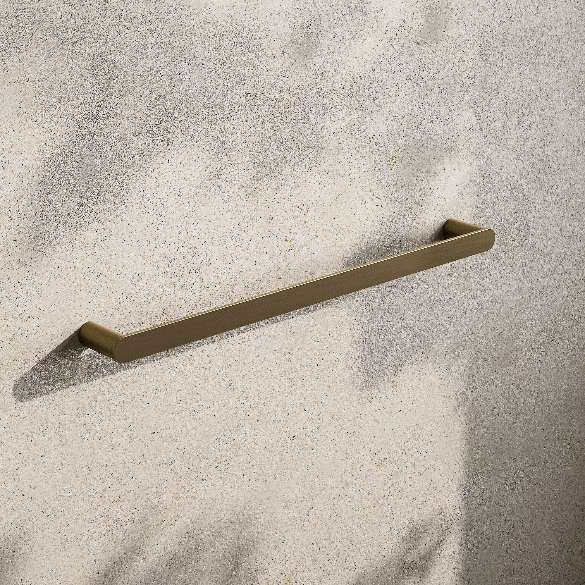 Image of Single Towel Rail 600mm - Flat - Cavari