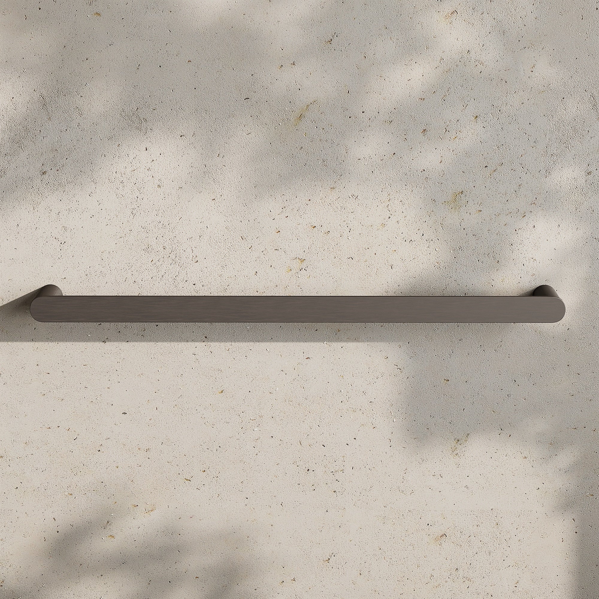 Image of Single Towel Rail 600mm - Flat - Cavari