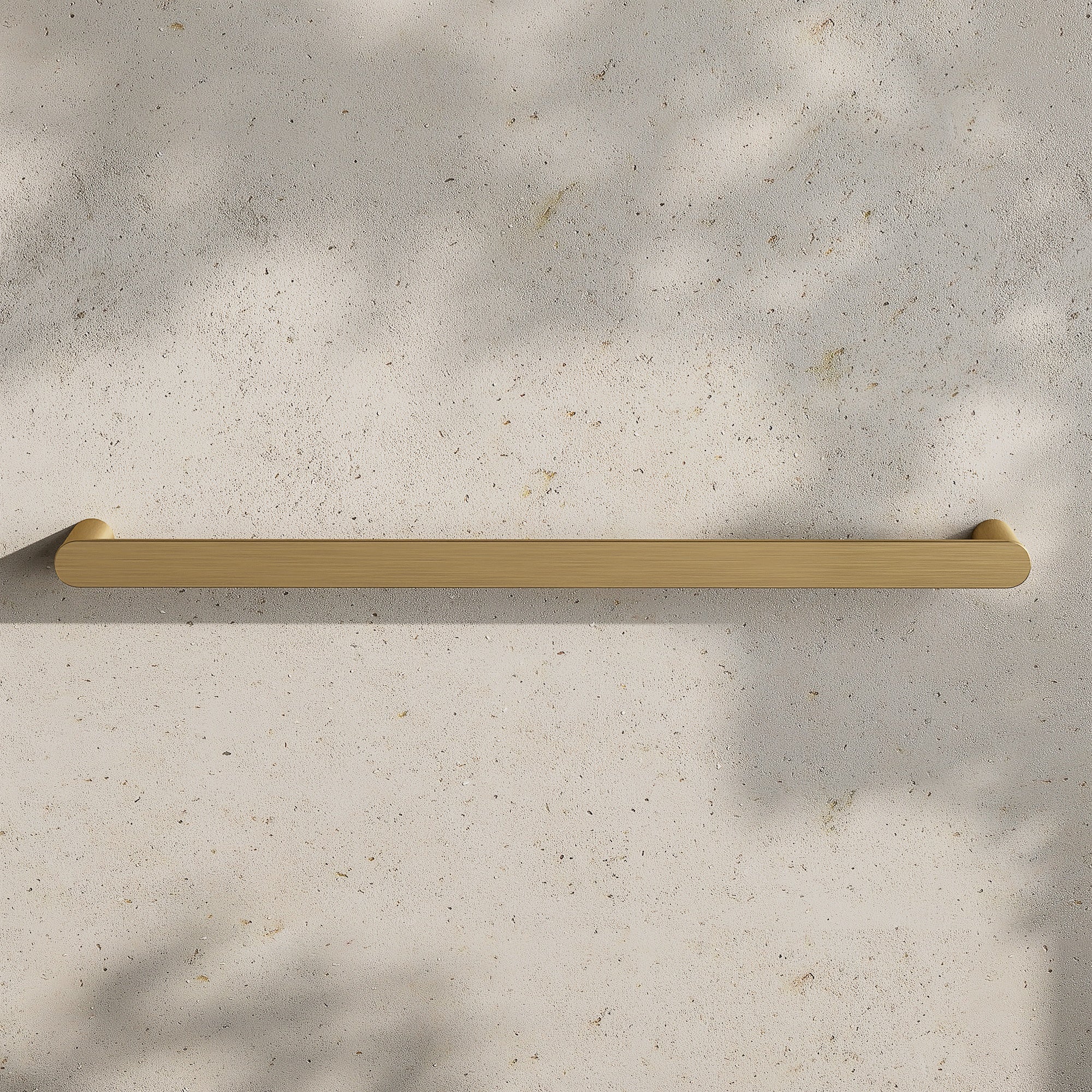 Image of Single Towel Rail 600mm - Flat - Cavari