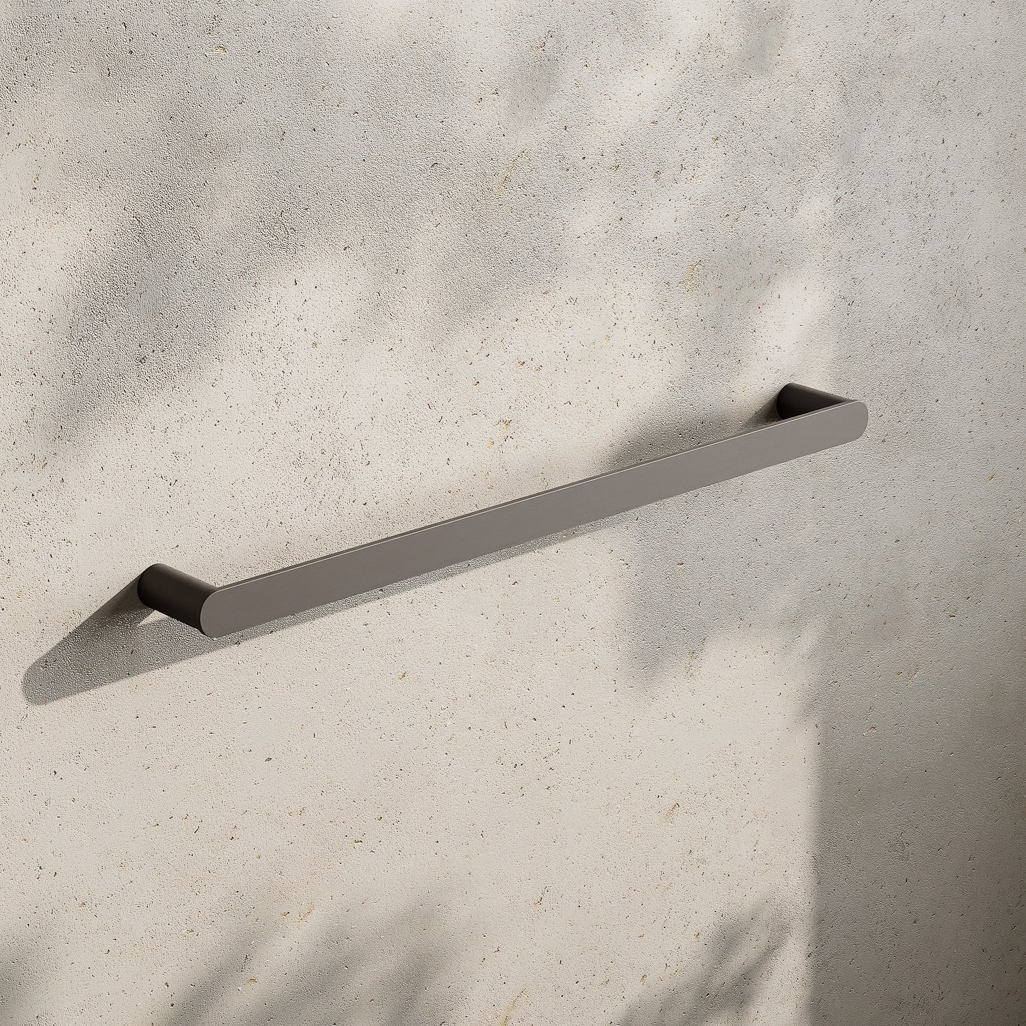 Image of Single Towel Rail 600mm - Flat - Cavari