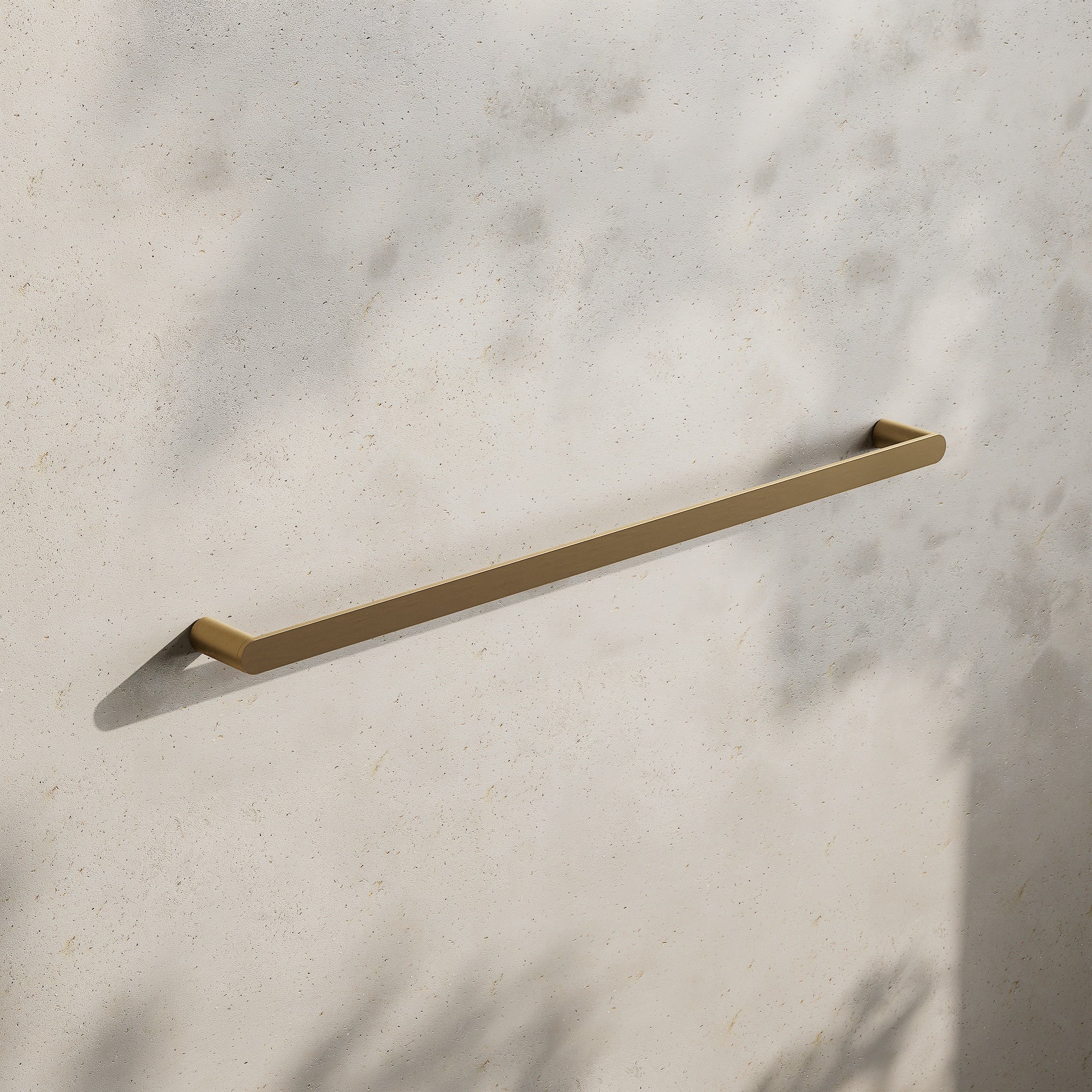 Image of Single Towel Rail 800mm - Flat - Cavari