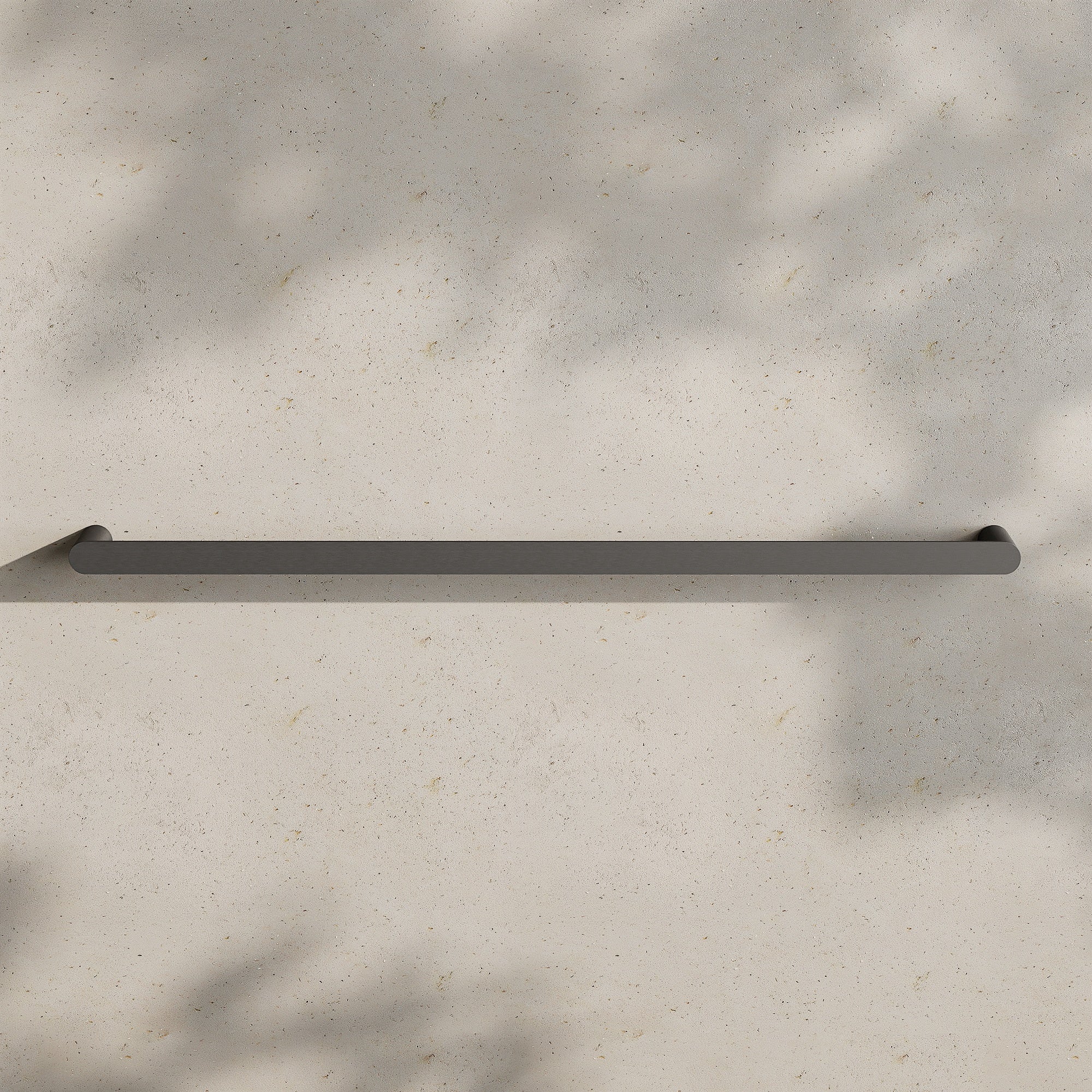 Image of Single Towel Rail 800mm - Flat - Cavari