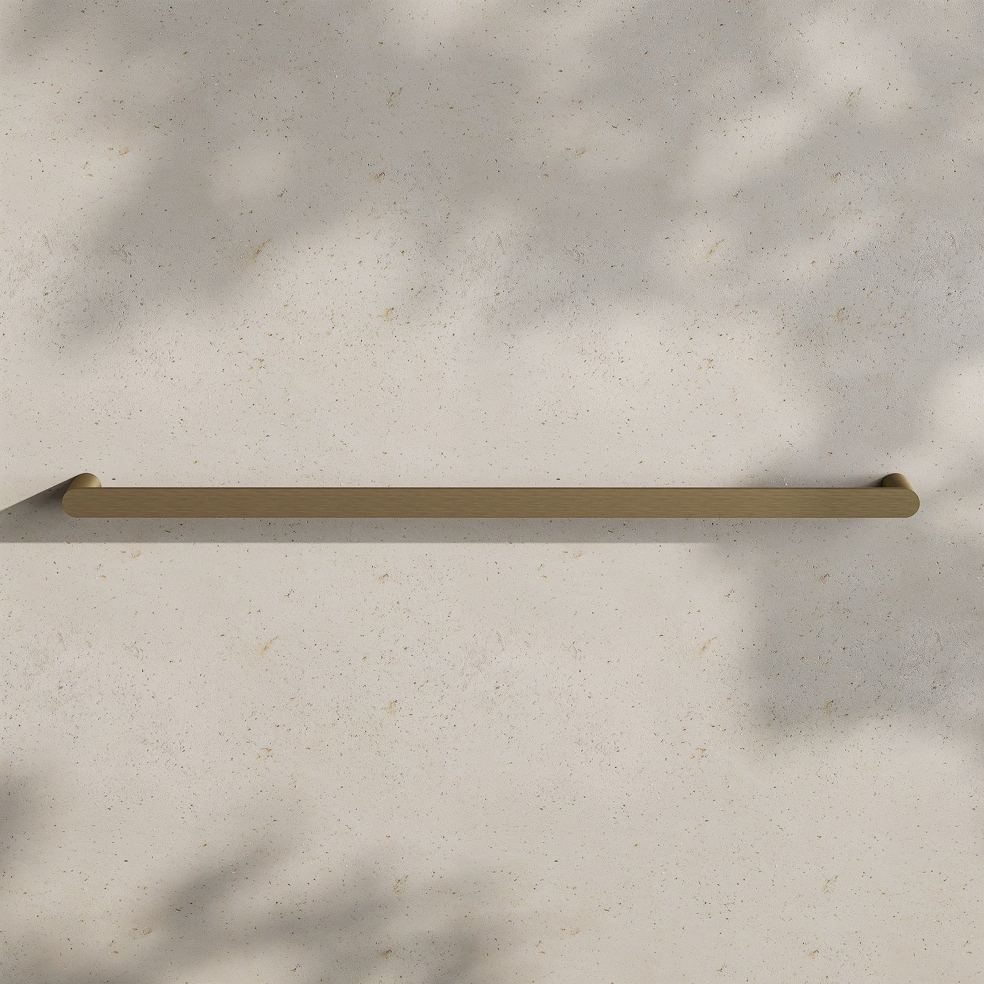Image of Single Towel Rail 800mm - Flat - Cavari